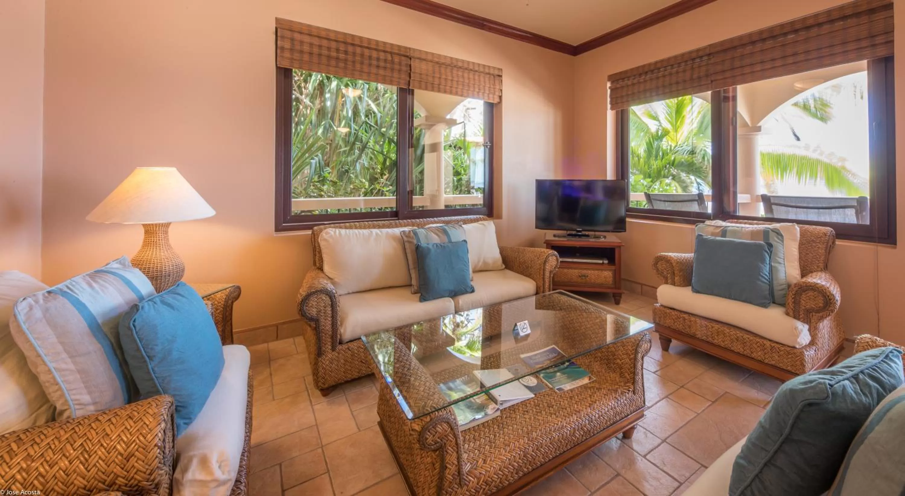 Living room in Coco Beach Resort