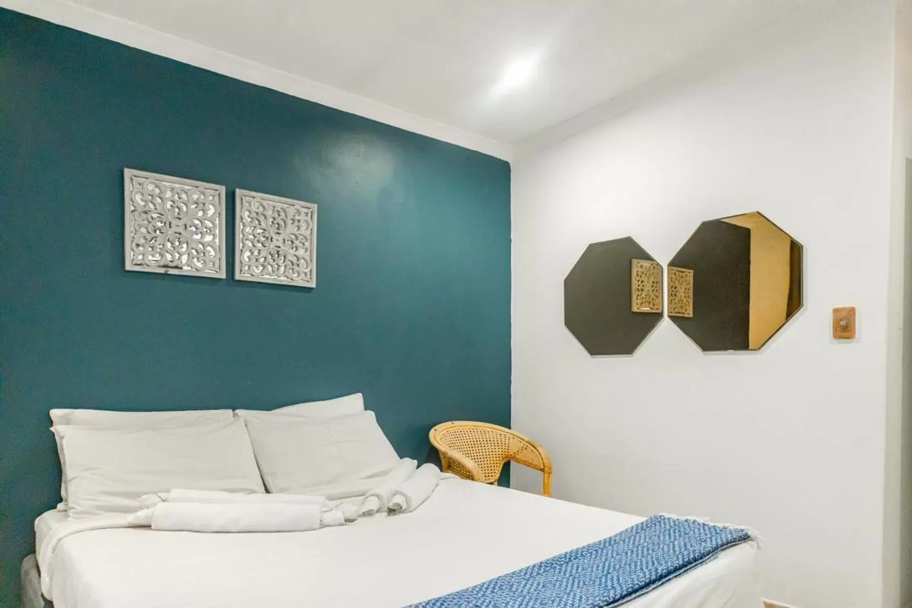 Decorative detail, Bed in 54 Brecher