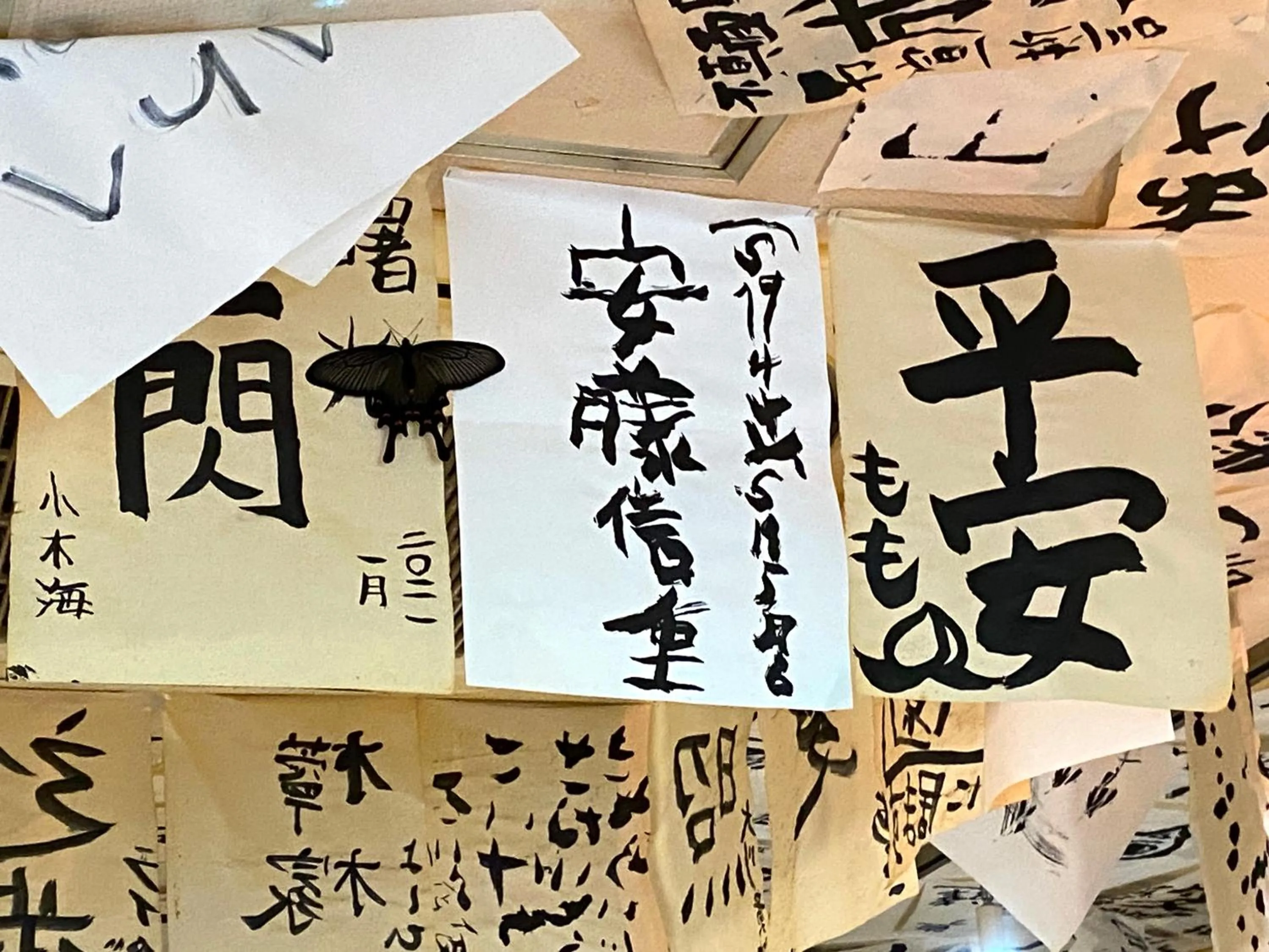 Decorative detail in Kamagasaki University of the Arts Cafe Garden Guest House aka Cocoroom