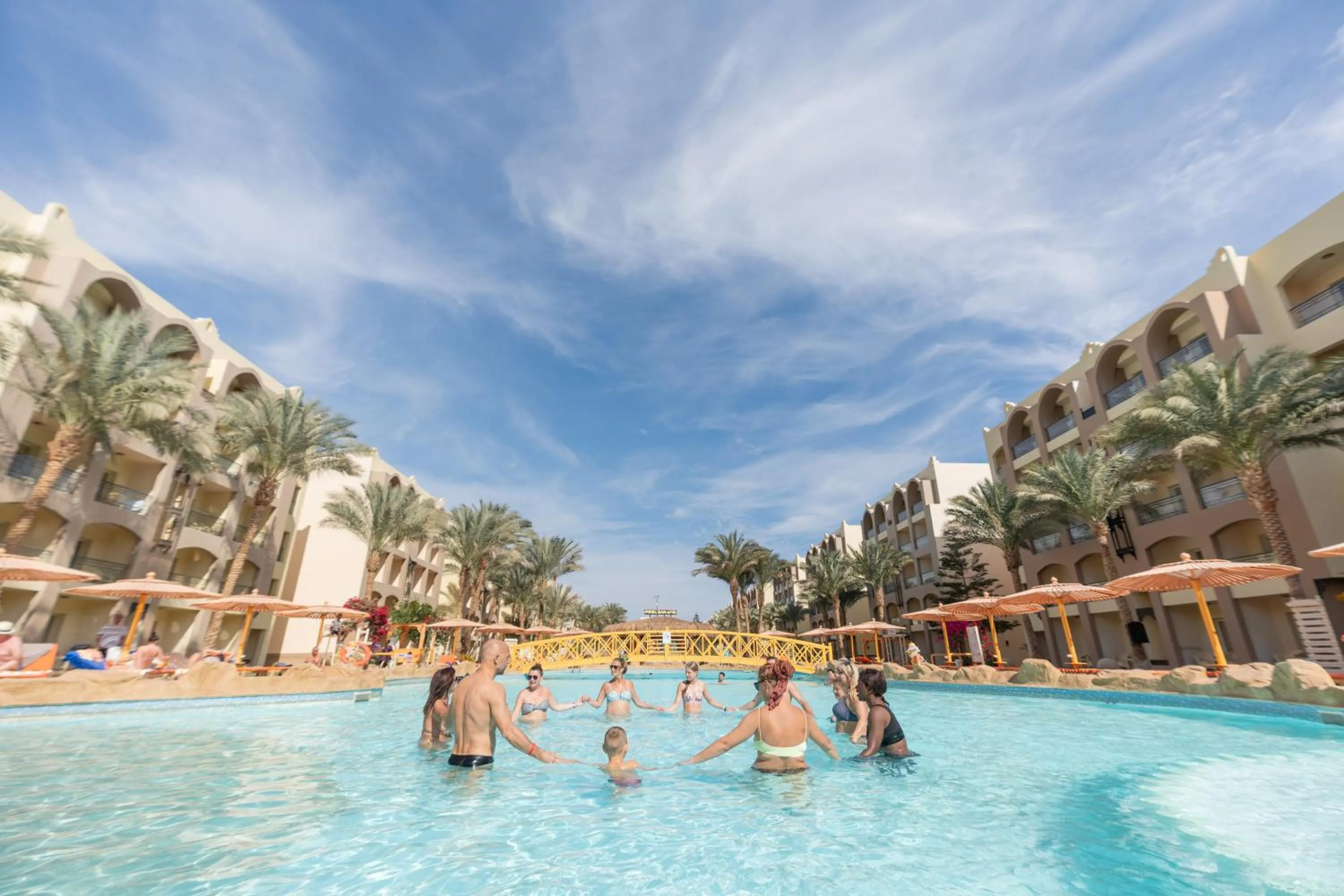 Swimming pool in El Karma Beach Resort & Aqua Park - Hurghada