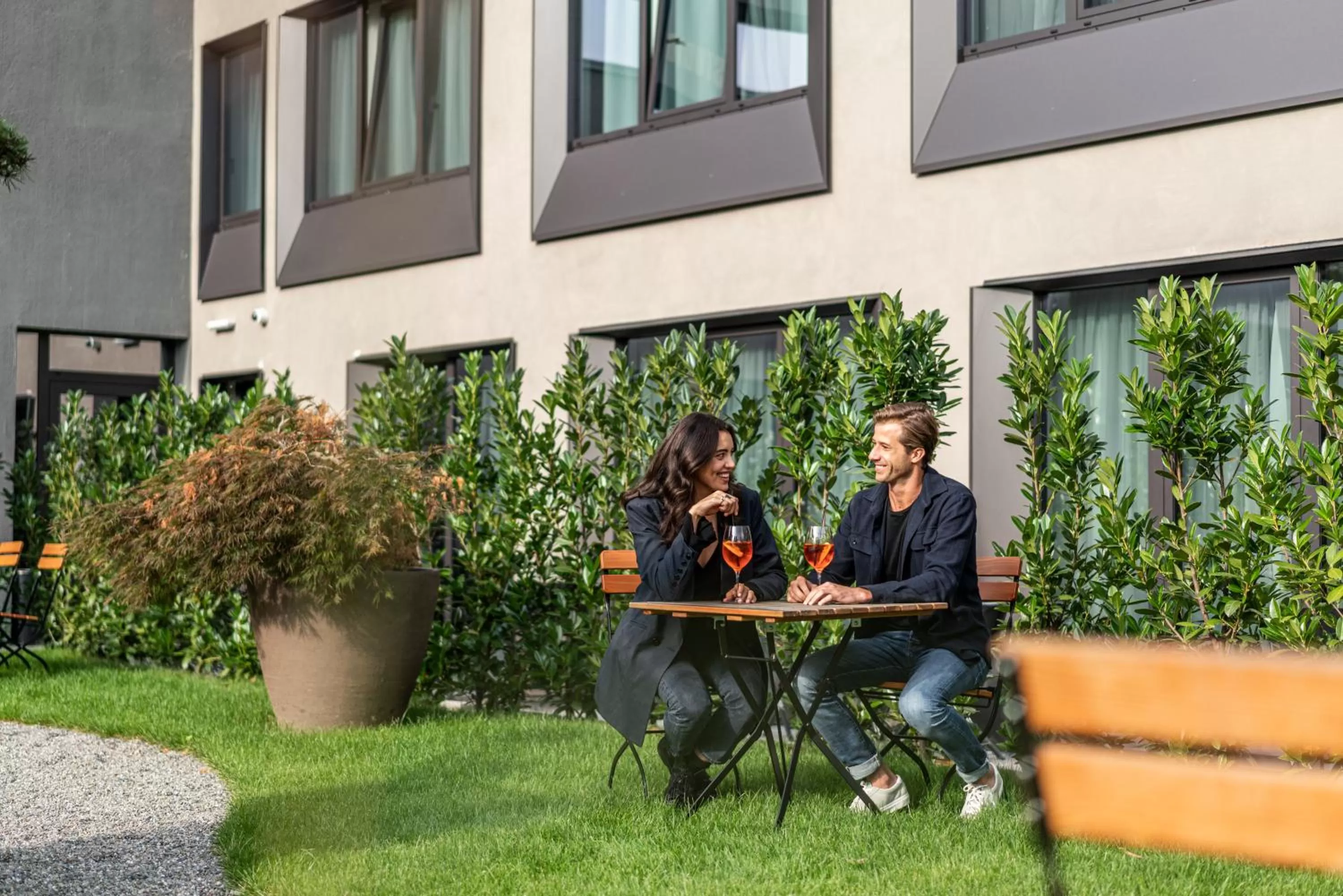 Garden in Rufi's Hotel Innsbruck