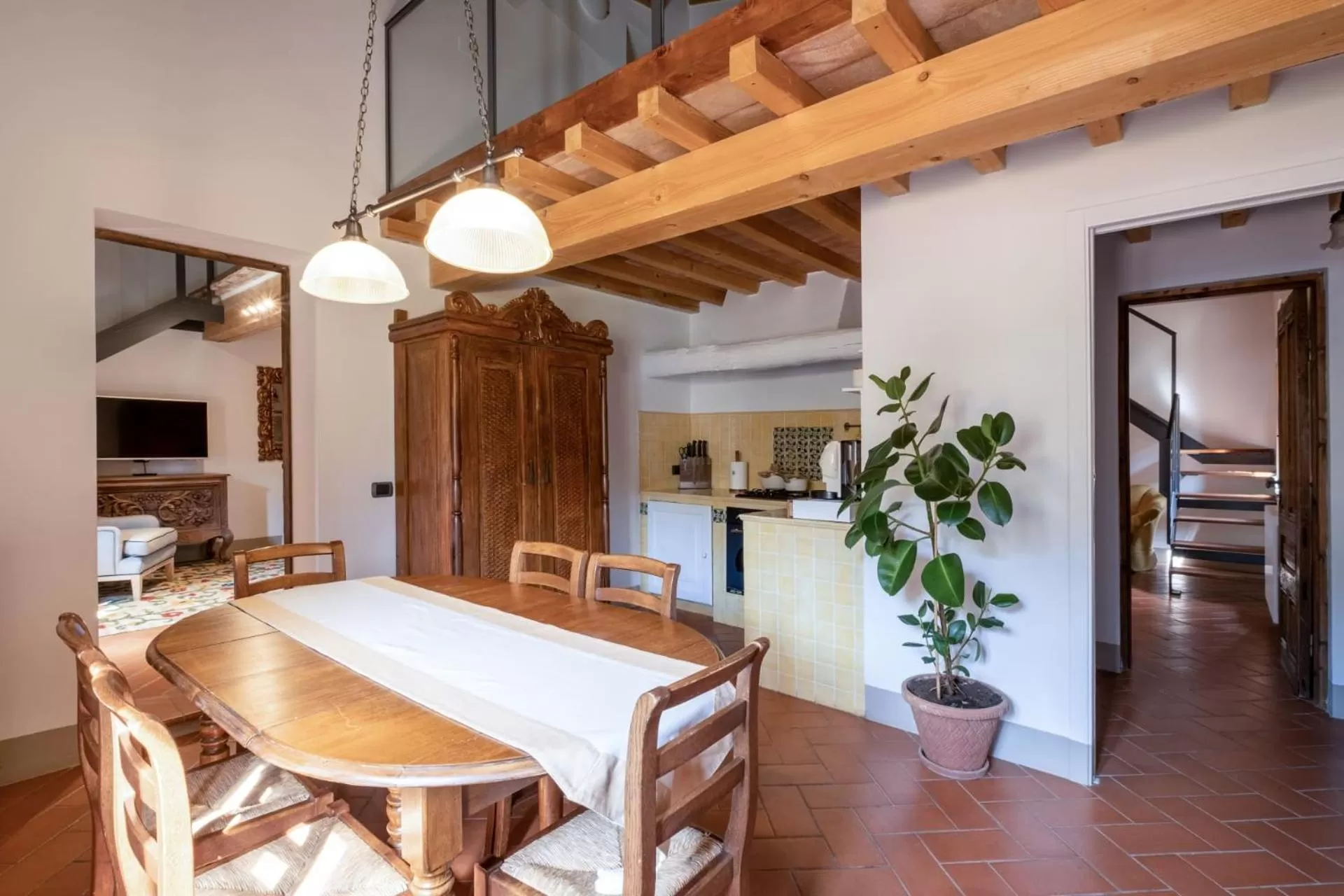 Kitchen or kitchenette in Terre di Baccio