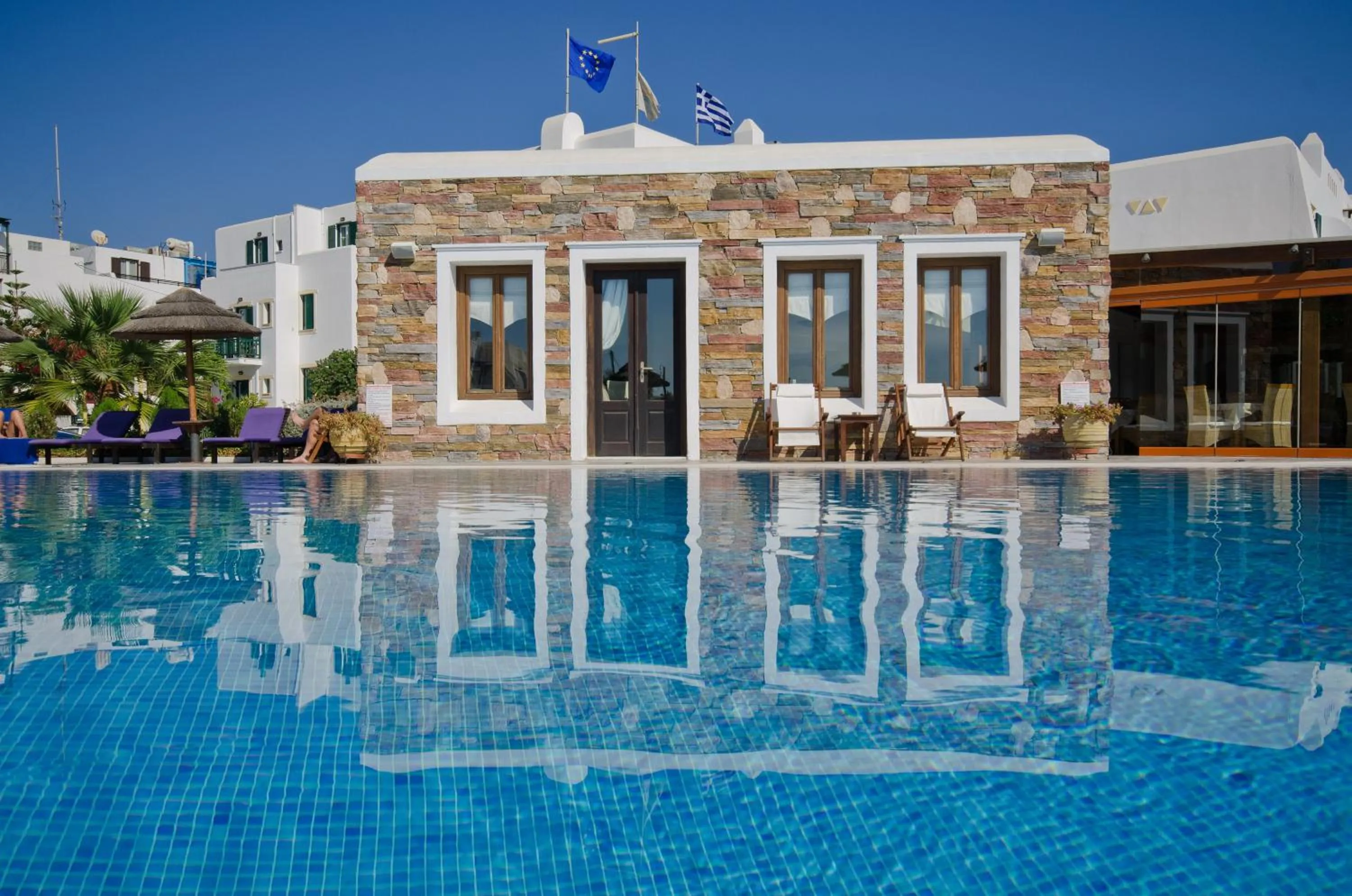 Swimming pool in Naxos Resort Beach Hotel