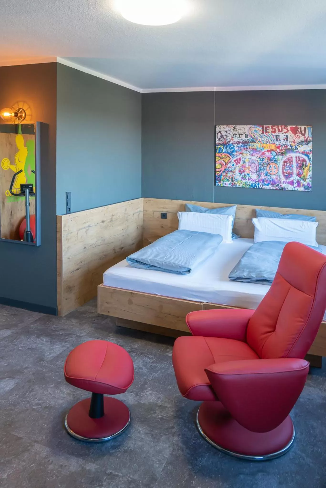 Bedroom, Bed in Hotel Mecklenheide