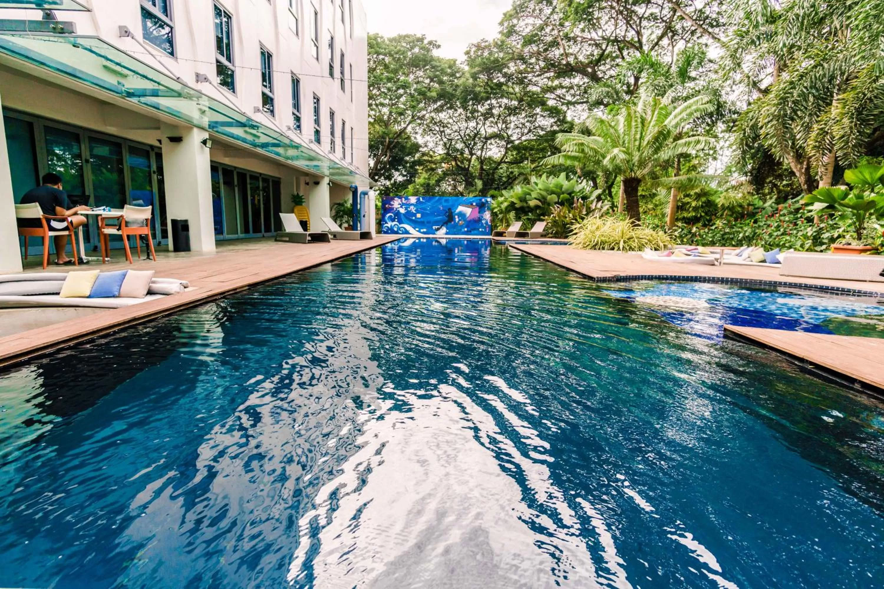 Swimming pool in Canvas Boutique Hotel