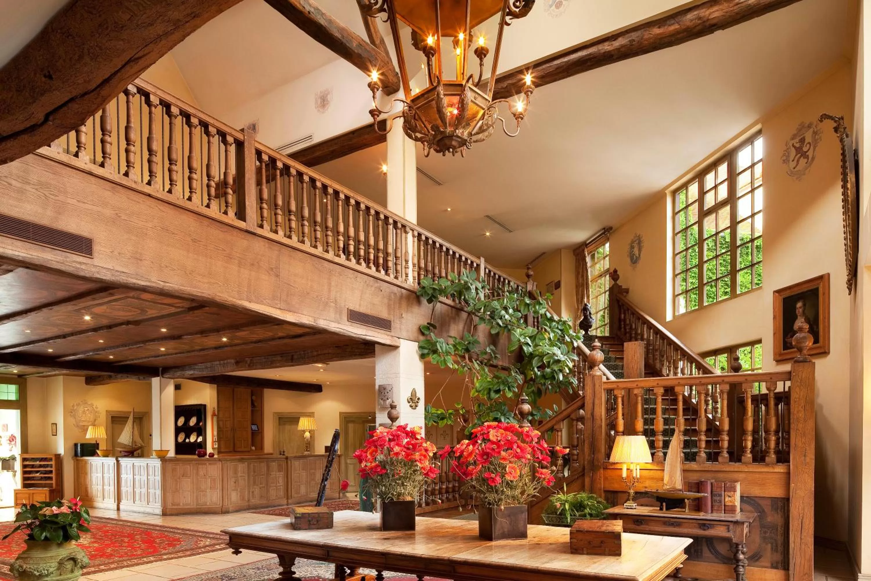 Lobby or reception in Le Manoir de Gressy