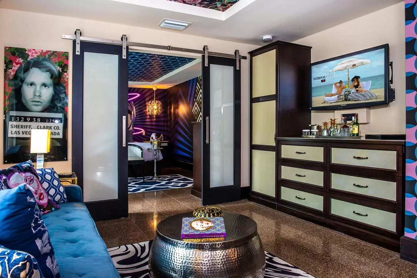 Living room in National Hotel, An Adult Only Oceanfront Resort