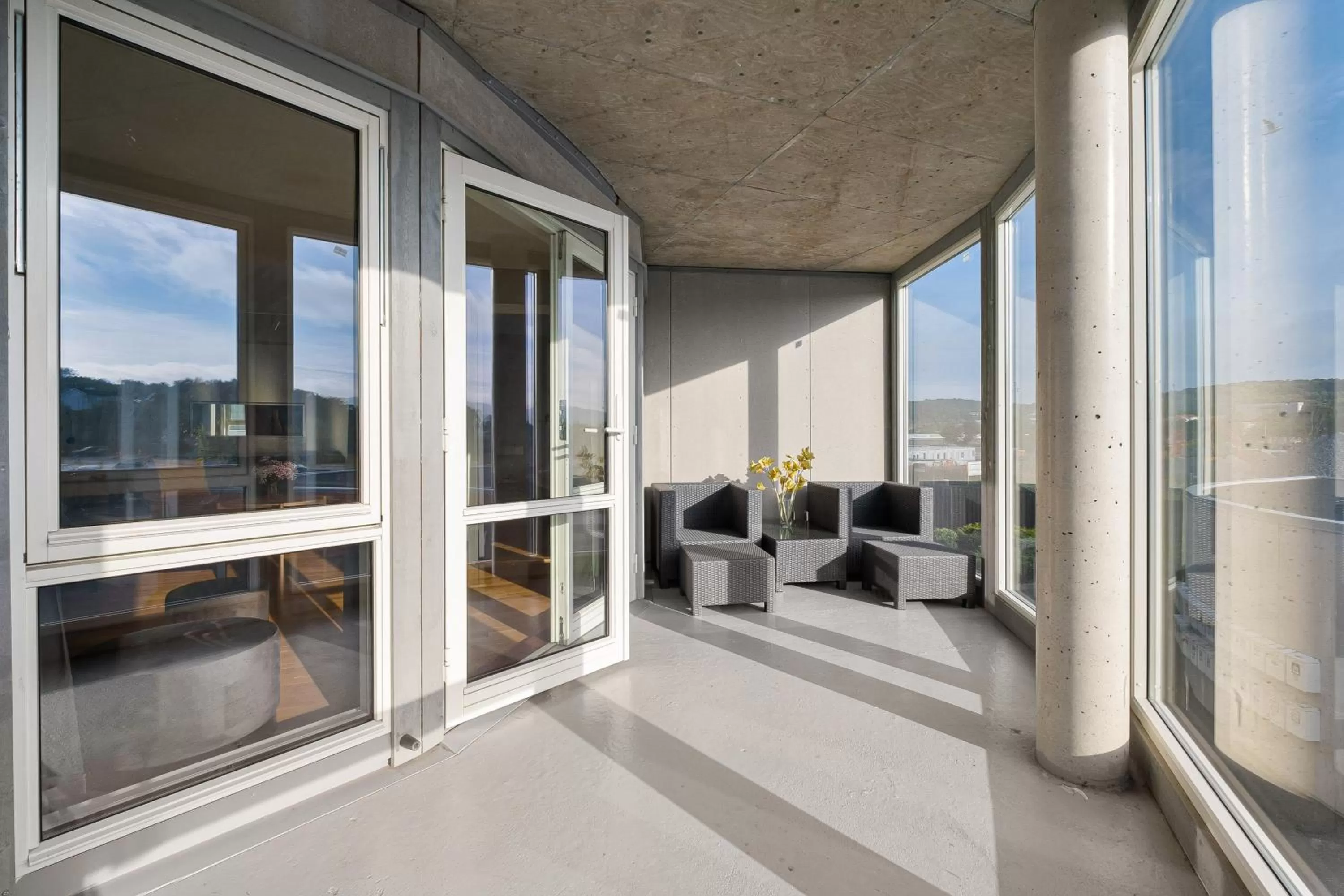 Balcony/Terrace in City Housing - Forus Leilighetshotell