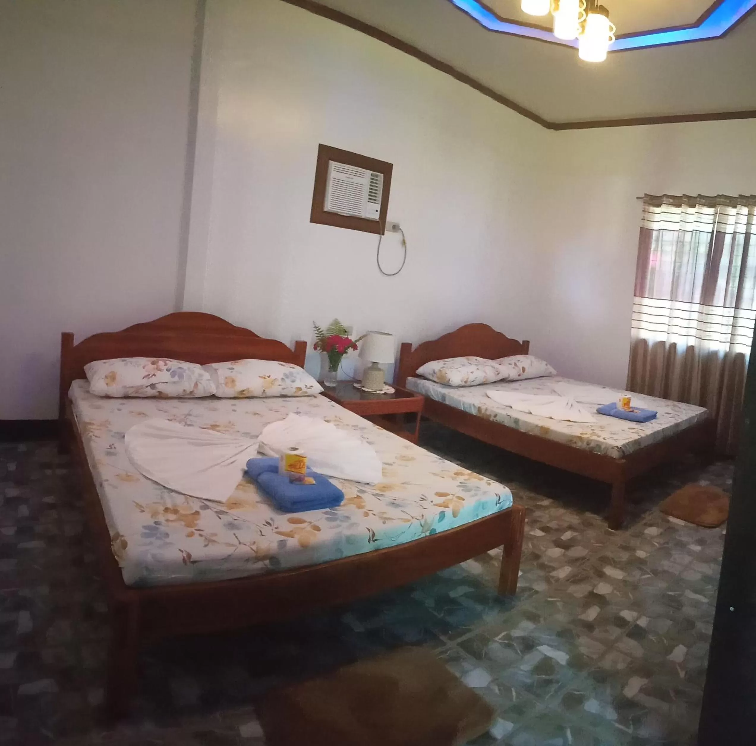 Bed in E&N Paradise Island Resort