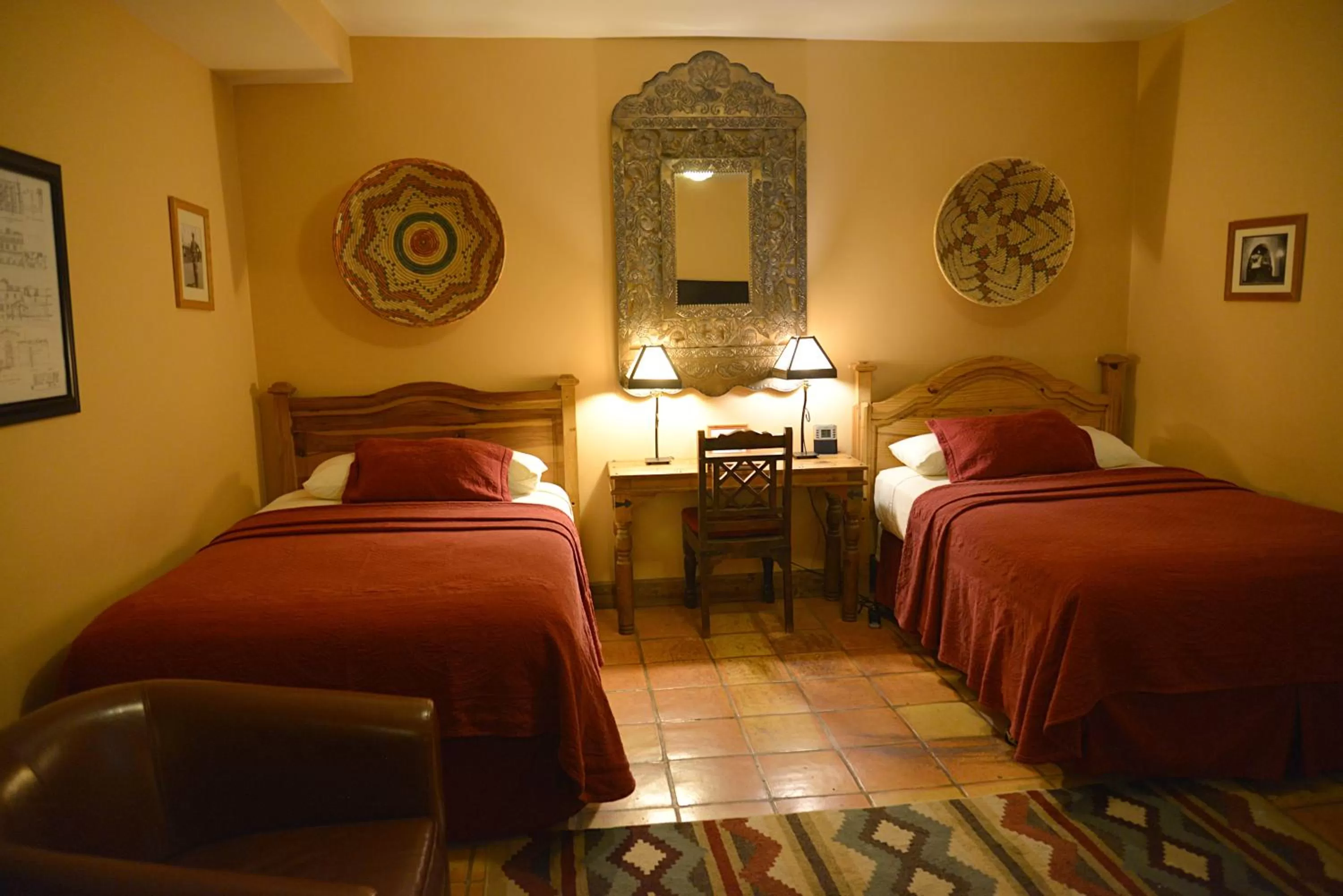 Bed in La Posada Hotel and Gardens