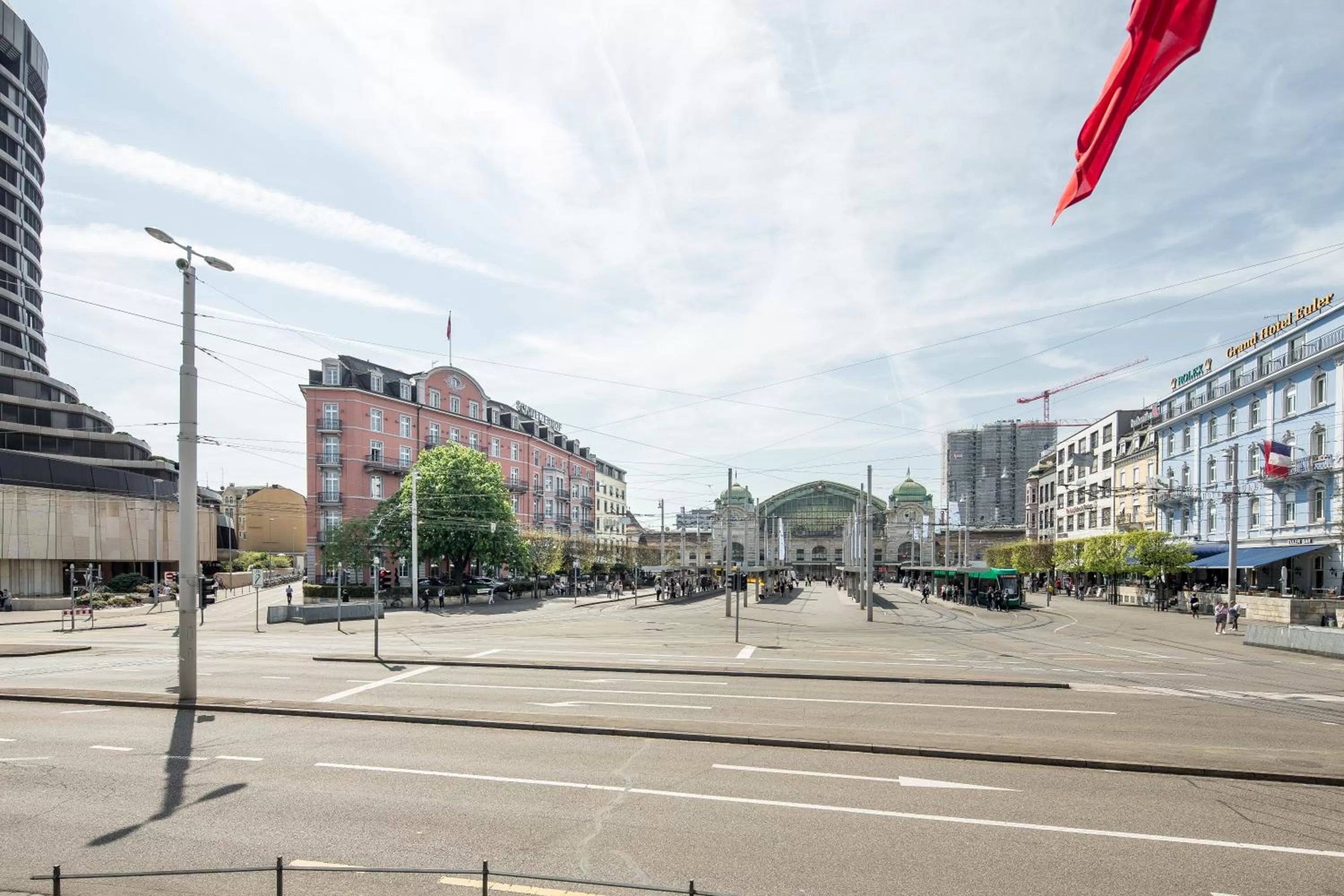 Property building in Hotel Schweizerhof Basel