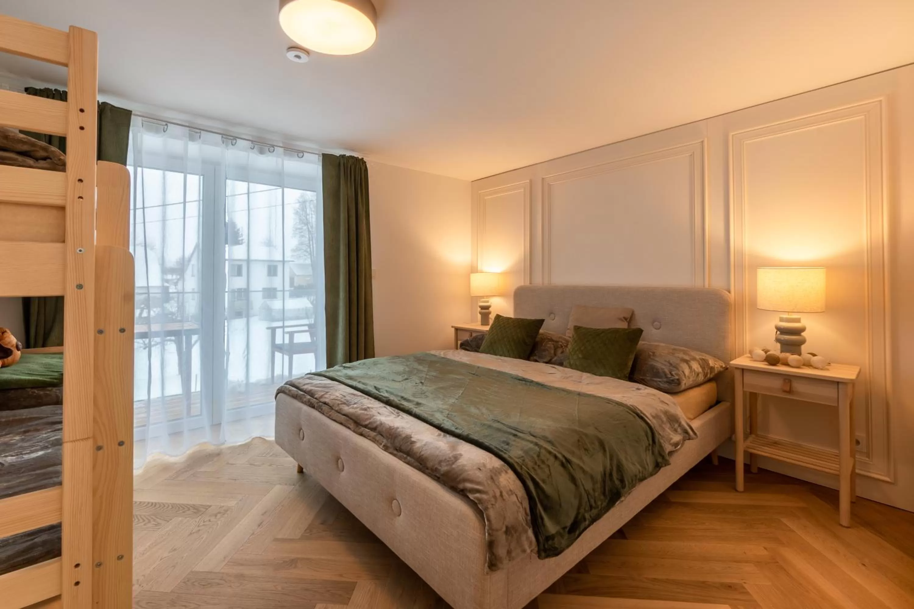 Bed in Wellness Apartmány Vila Republika