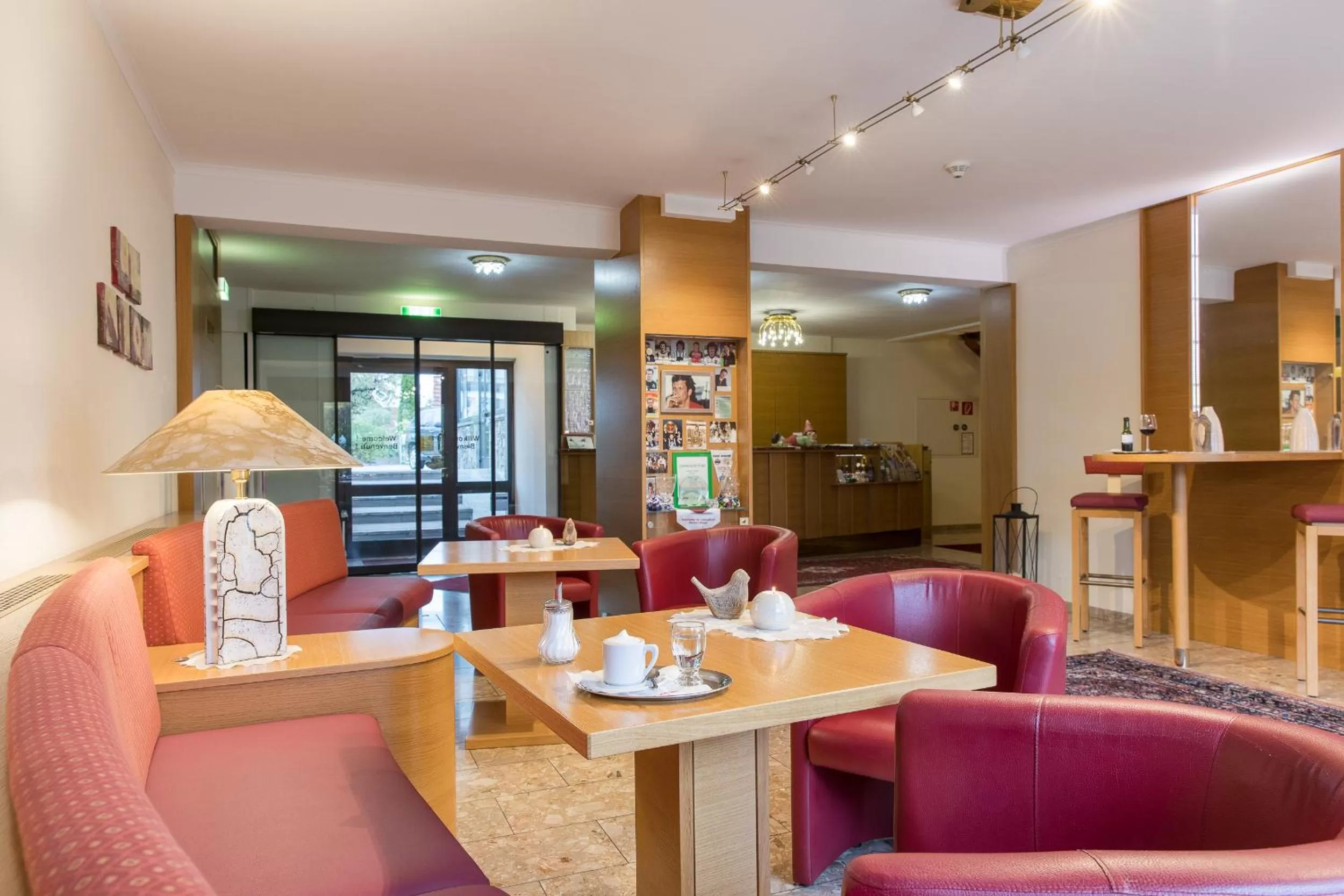 Lobby or reception in Hotel Kern Buam