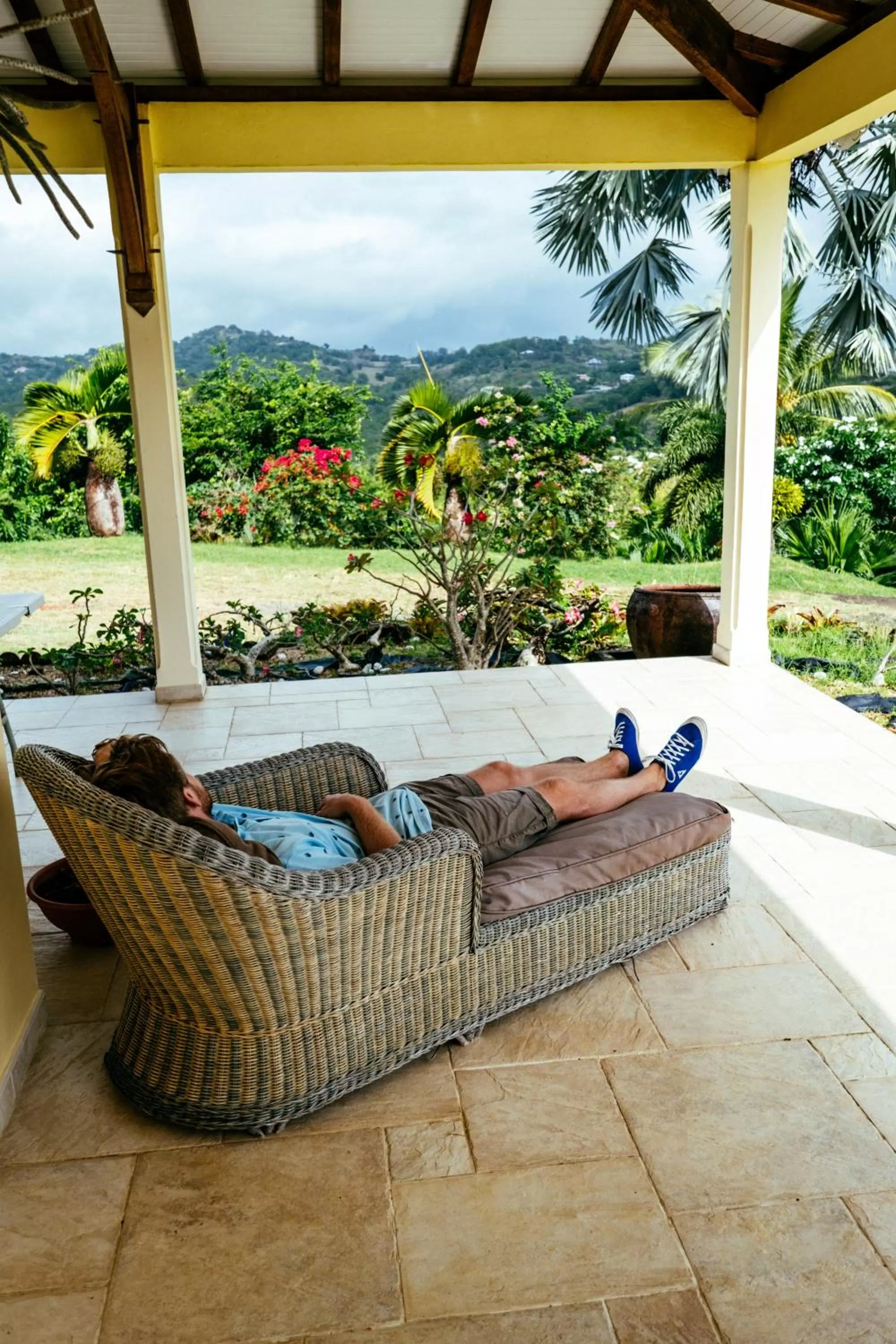 Patio in Bed and breakfast Riviere