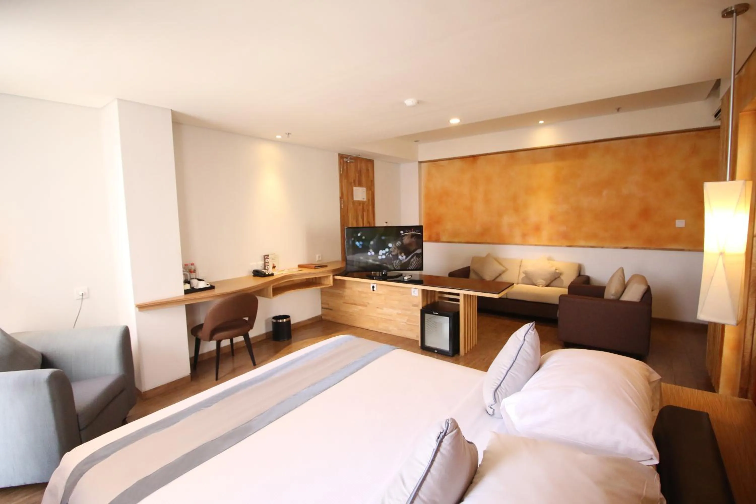 Bed in Liberta Hotel Jimbaran