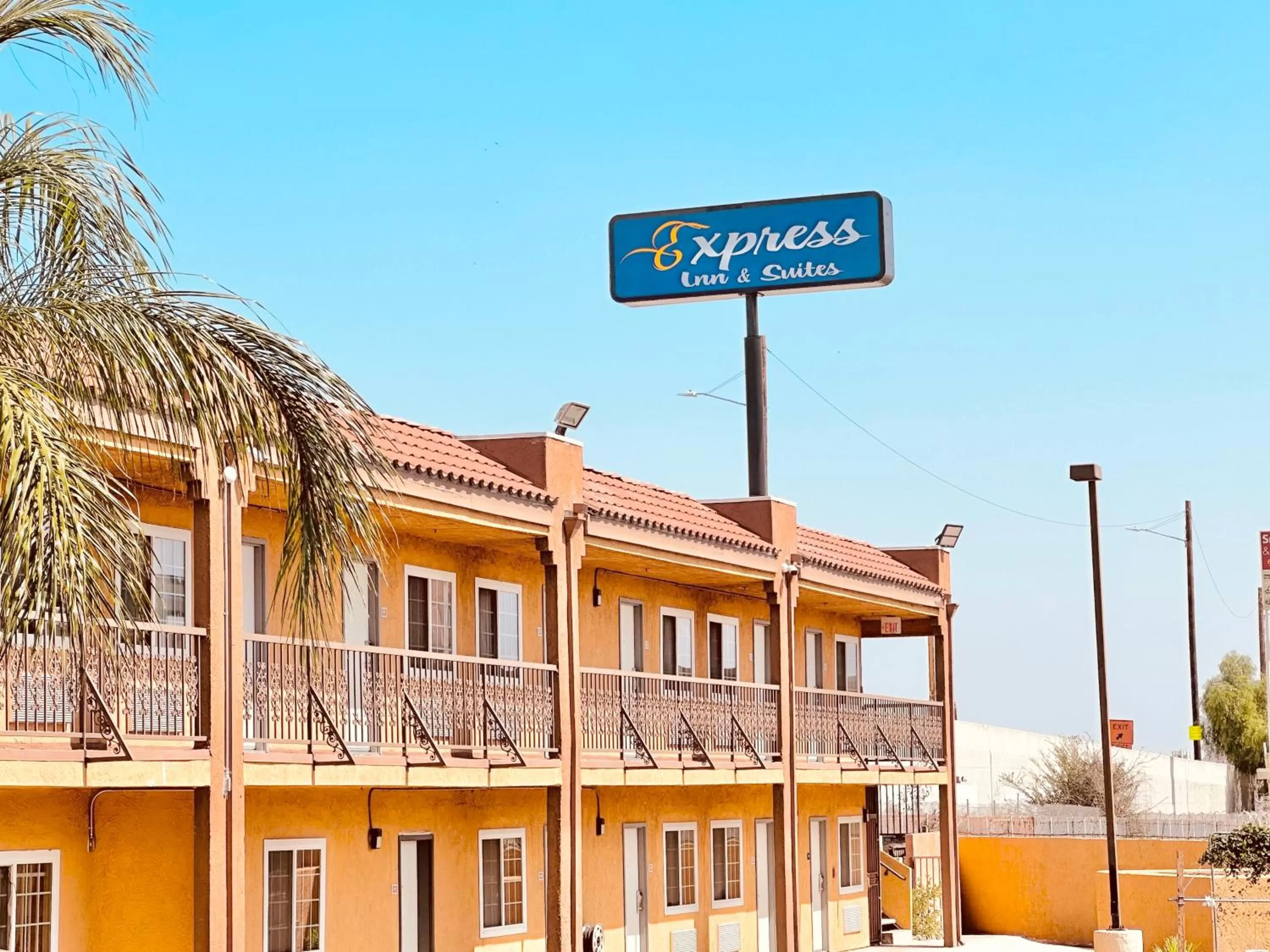 Property building in Express Inn & Suites Ontario Airport
