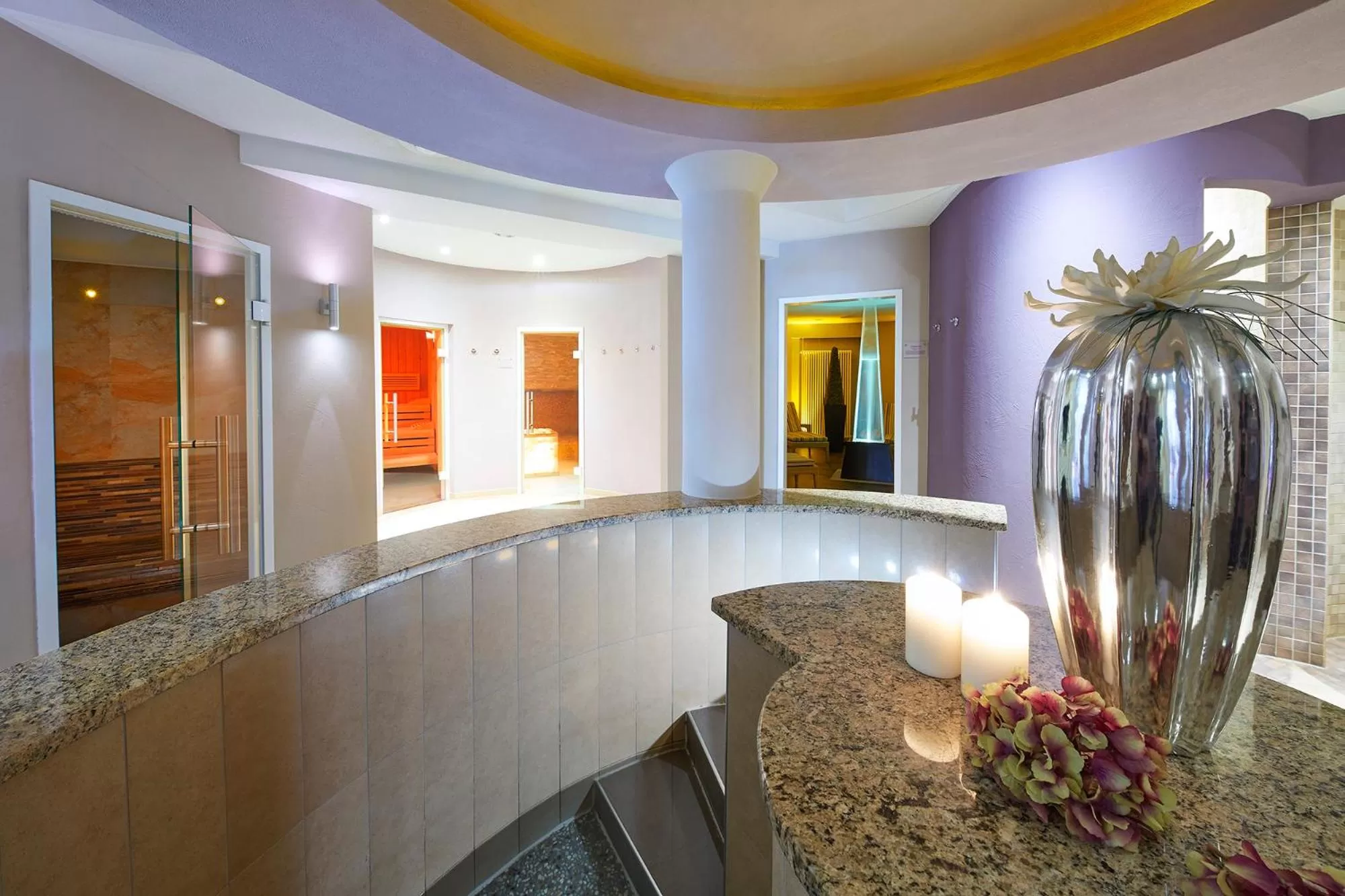 Sauna in Gästehaus Dorf-Alm