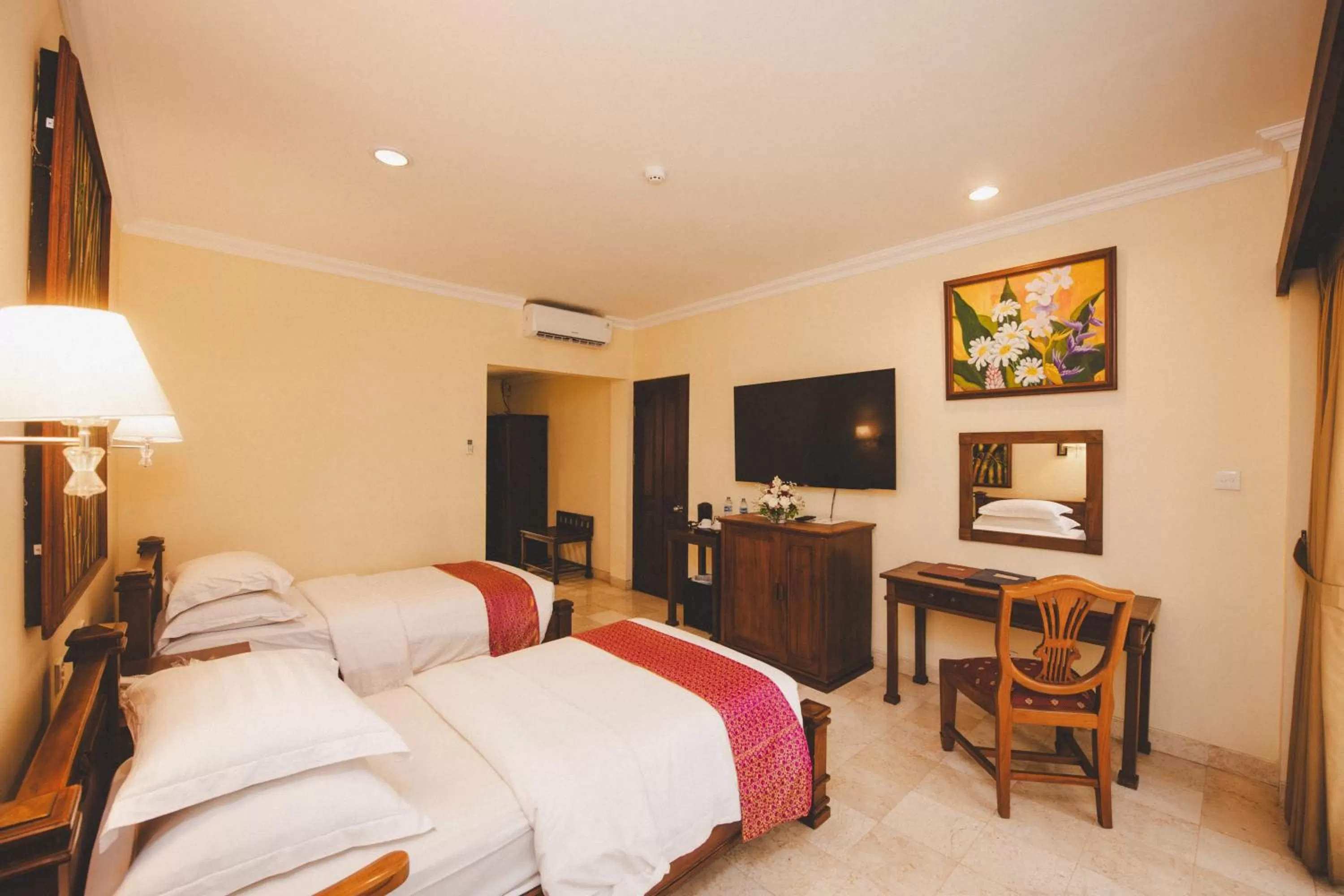 Bed in Hotel Kumala Pantai