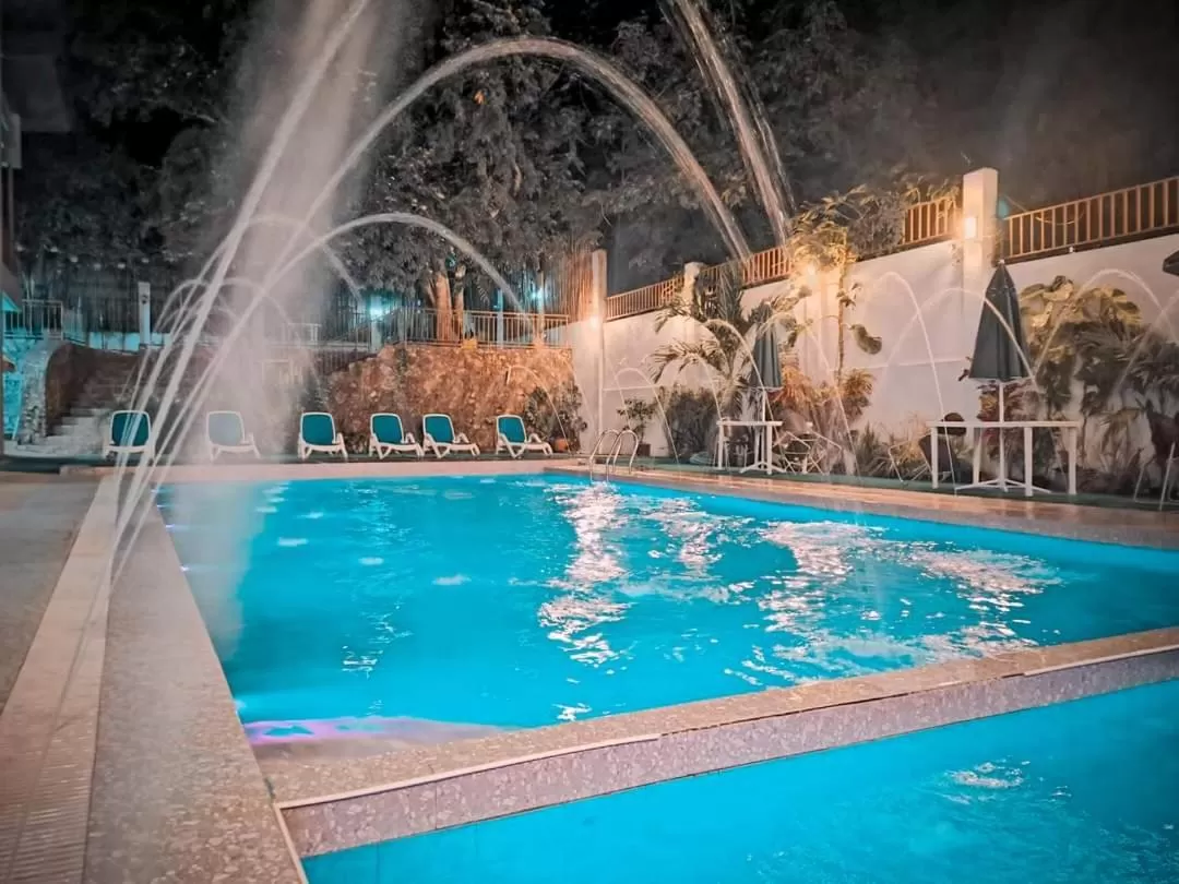 Swimming pool in Charms Hotel