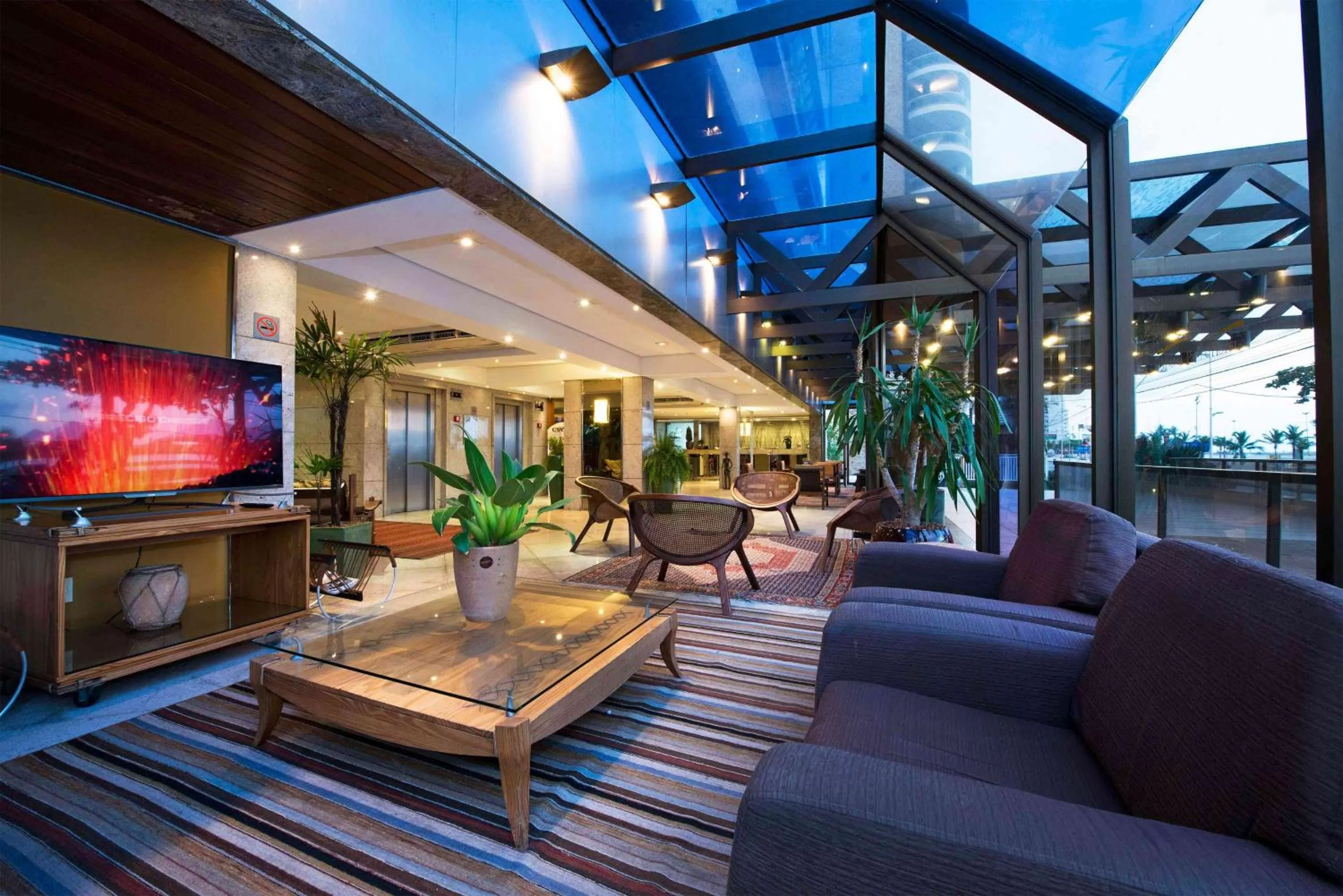 Lobby or reception in Magna Praia Hotel