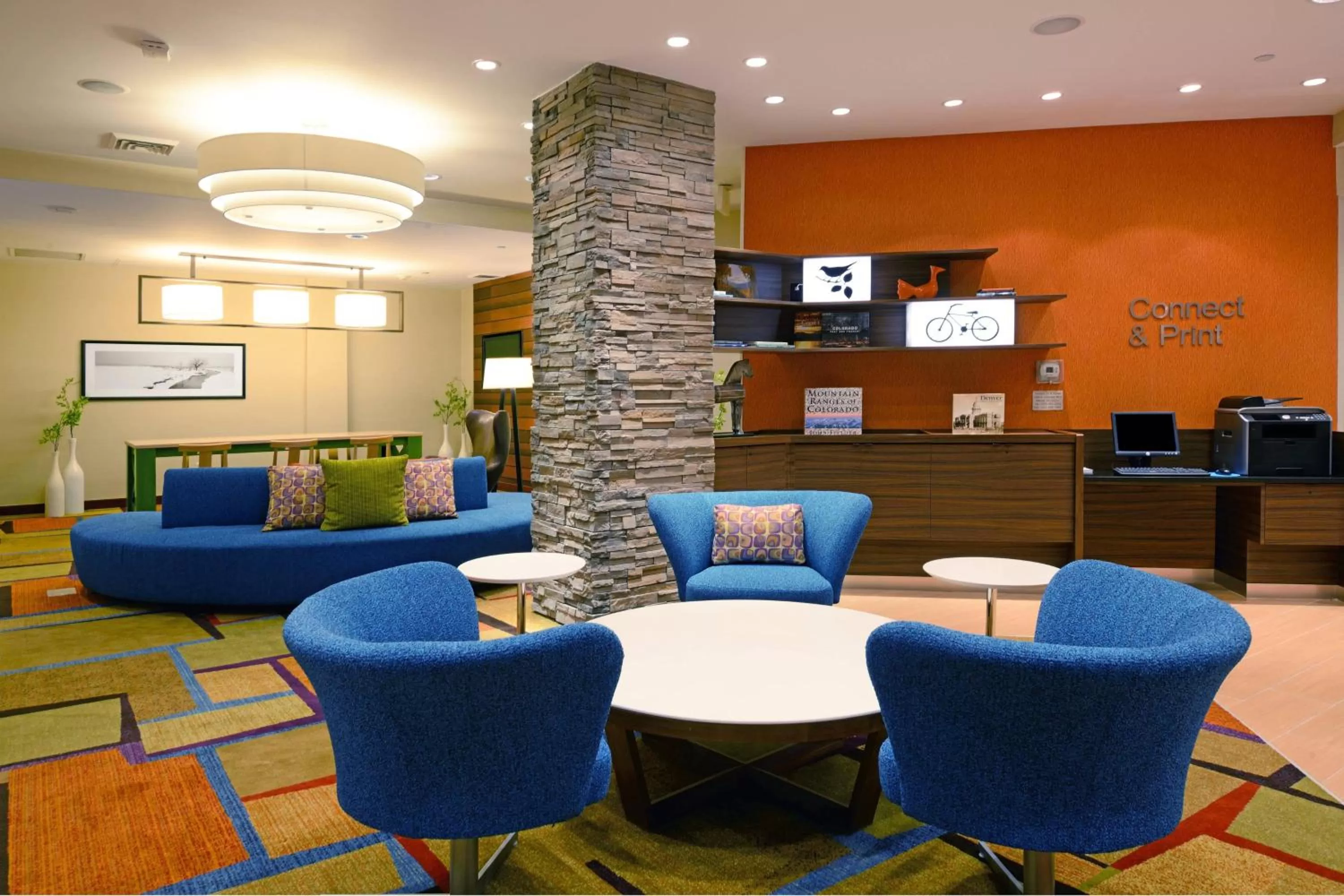 Lobby or reception in Fairfield Inn & Suites Denver Cherry Creek