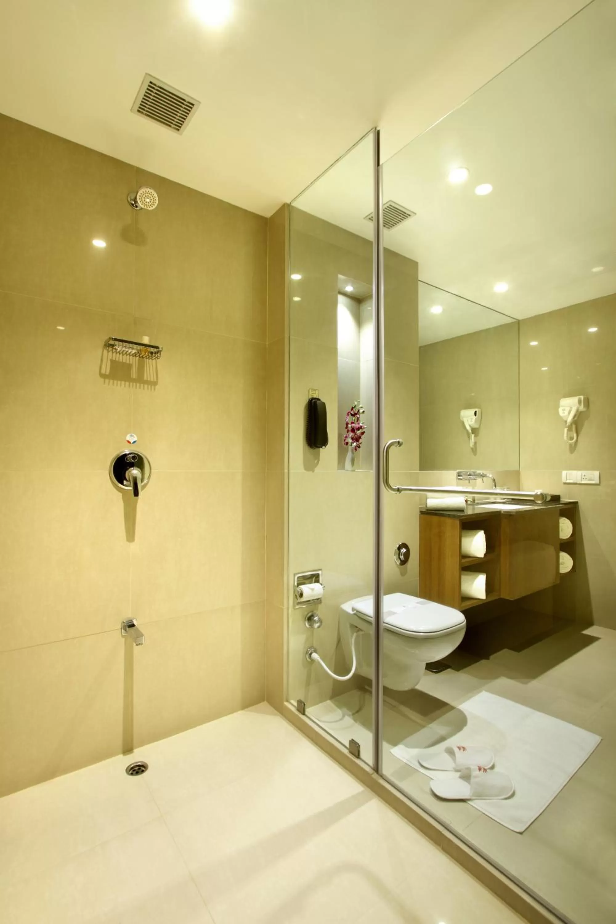 Toilet in Hotel Express Towers