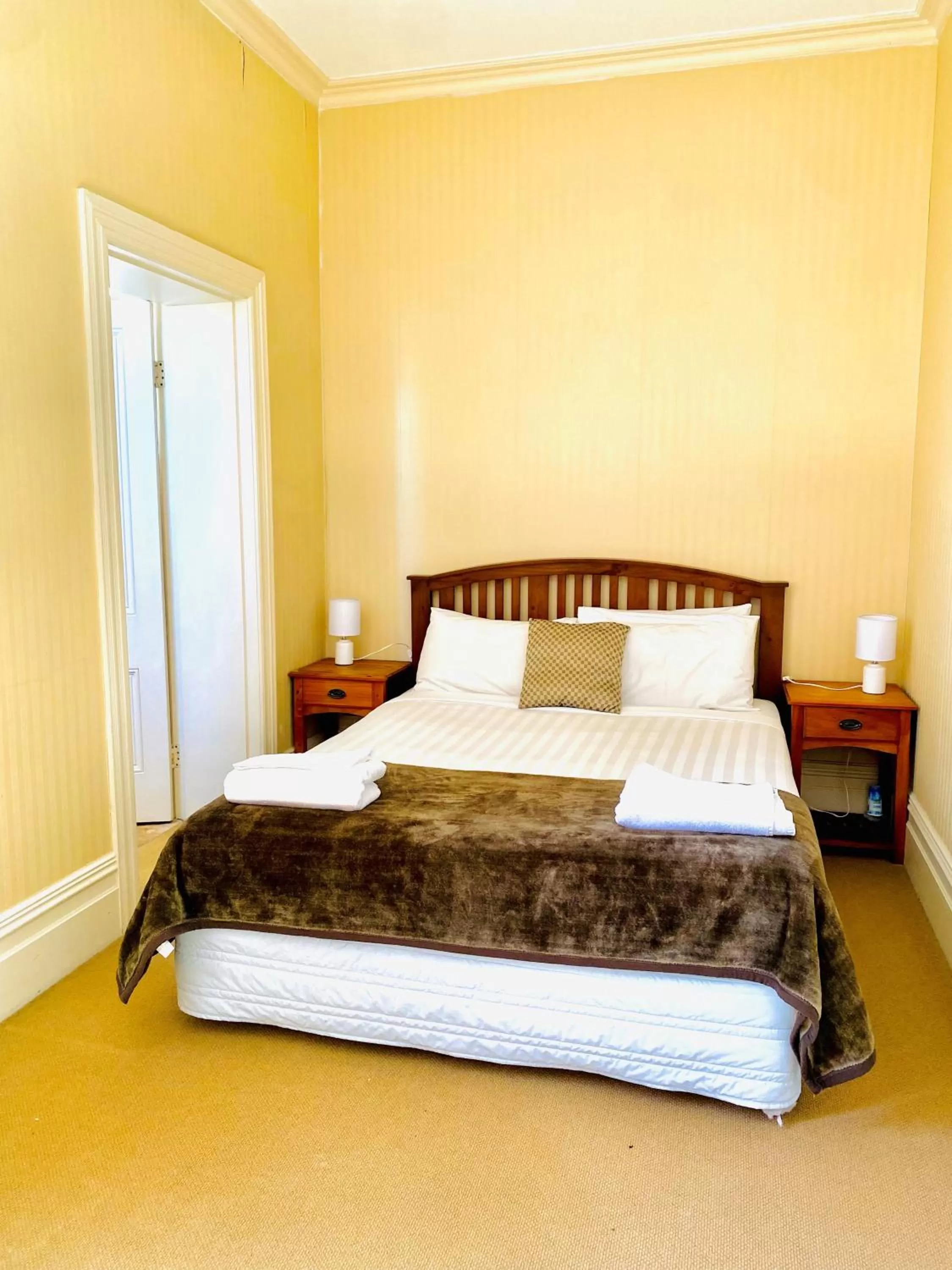 Bed in The Esplanade Hotel