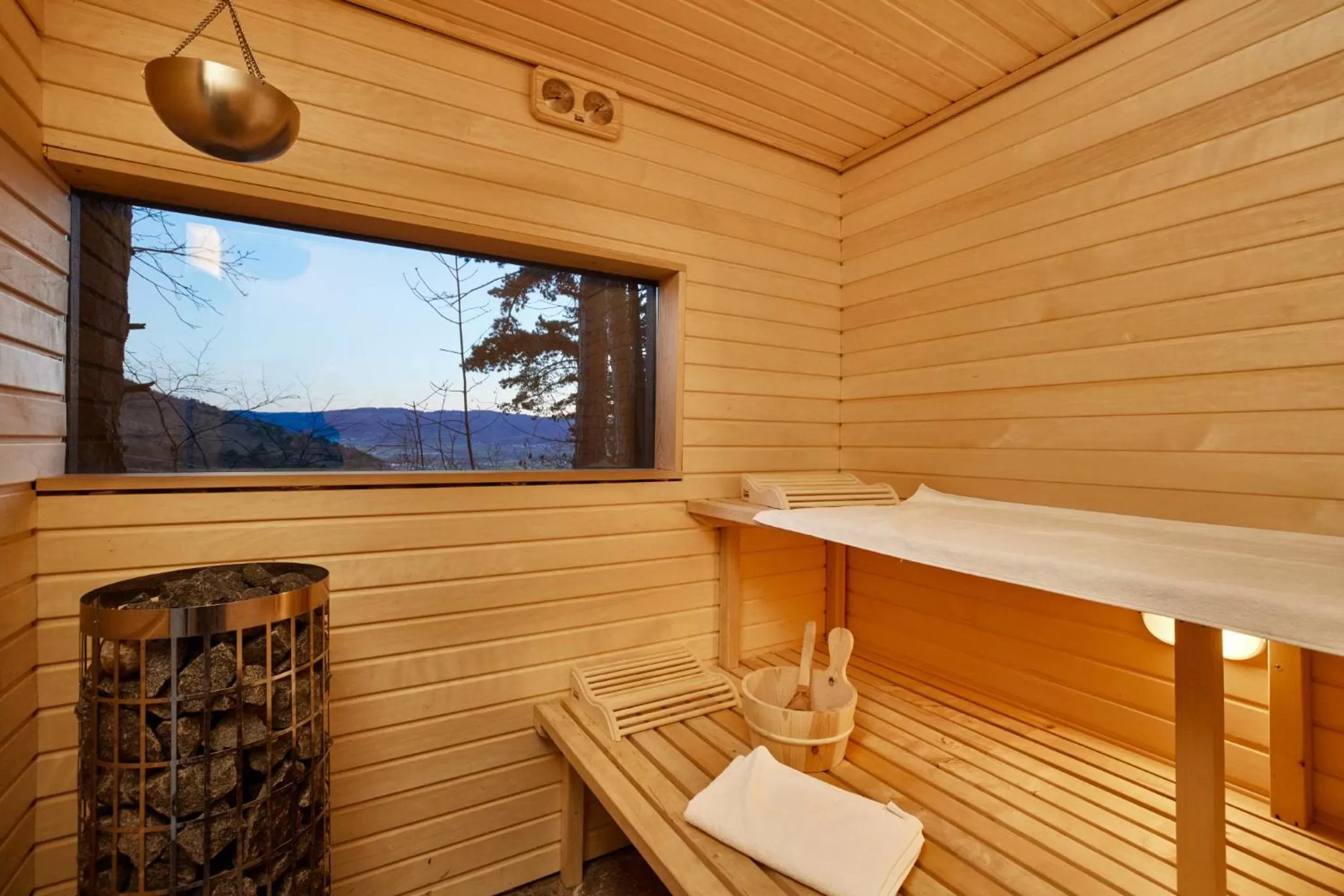 Sauna in Theodosius Forest Village - Glamping in Vipava valley