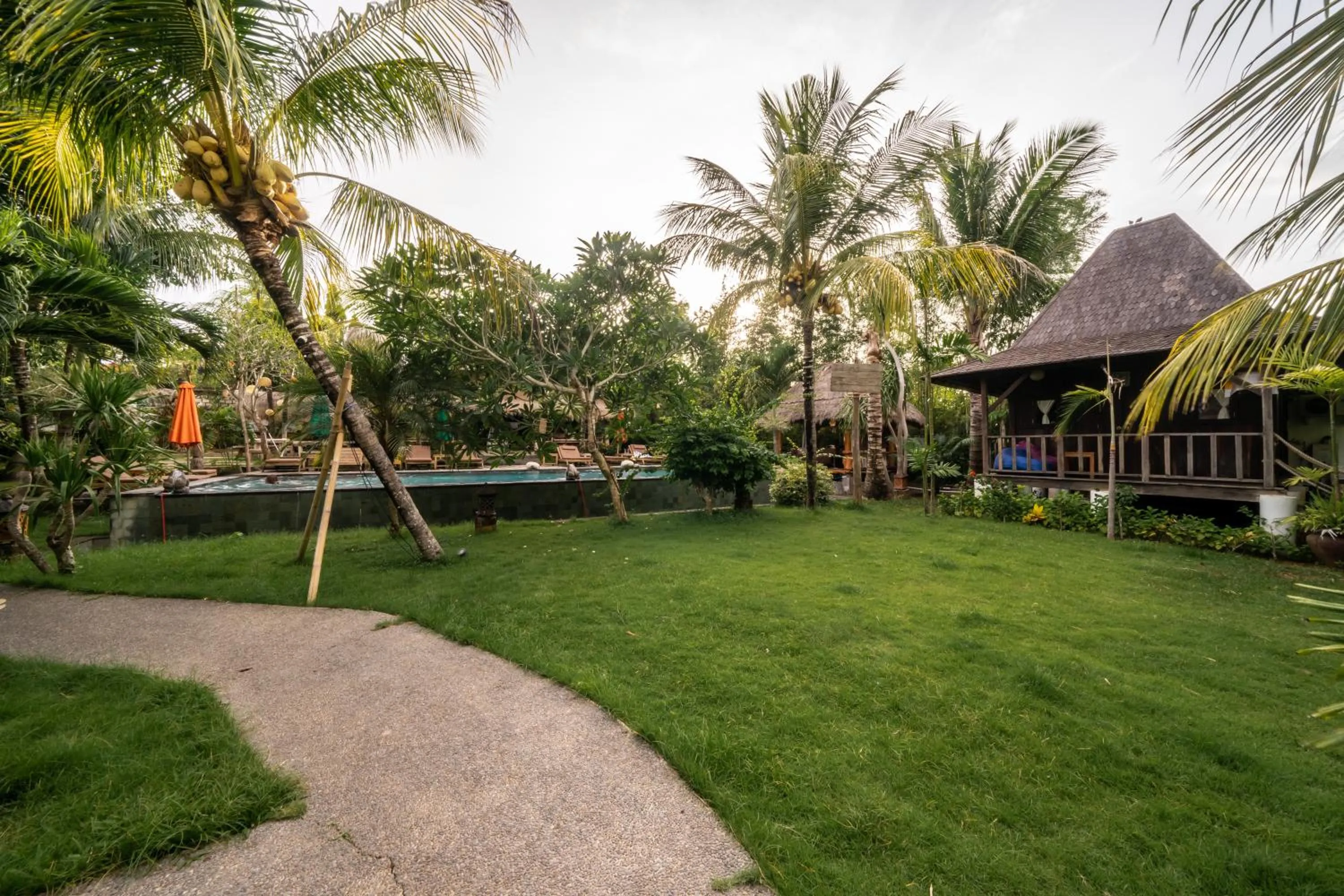 Property building in Flower Bud Bungalow Balangan