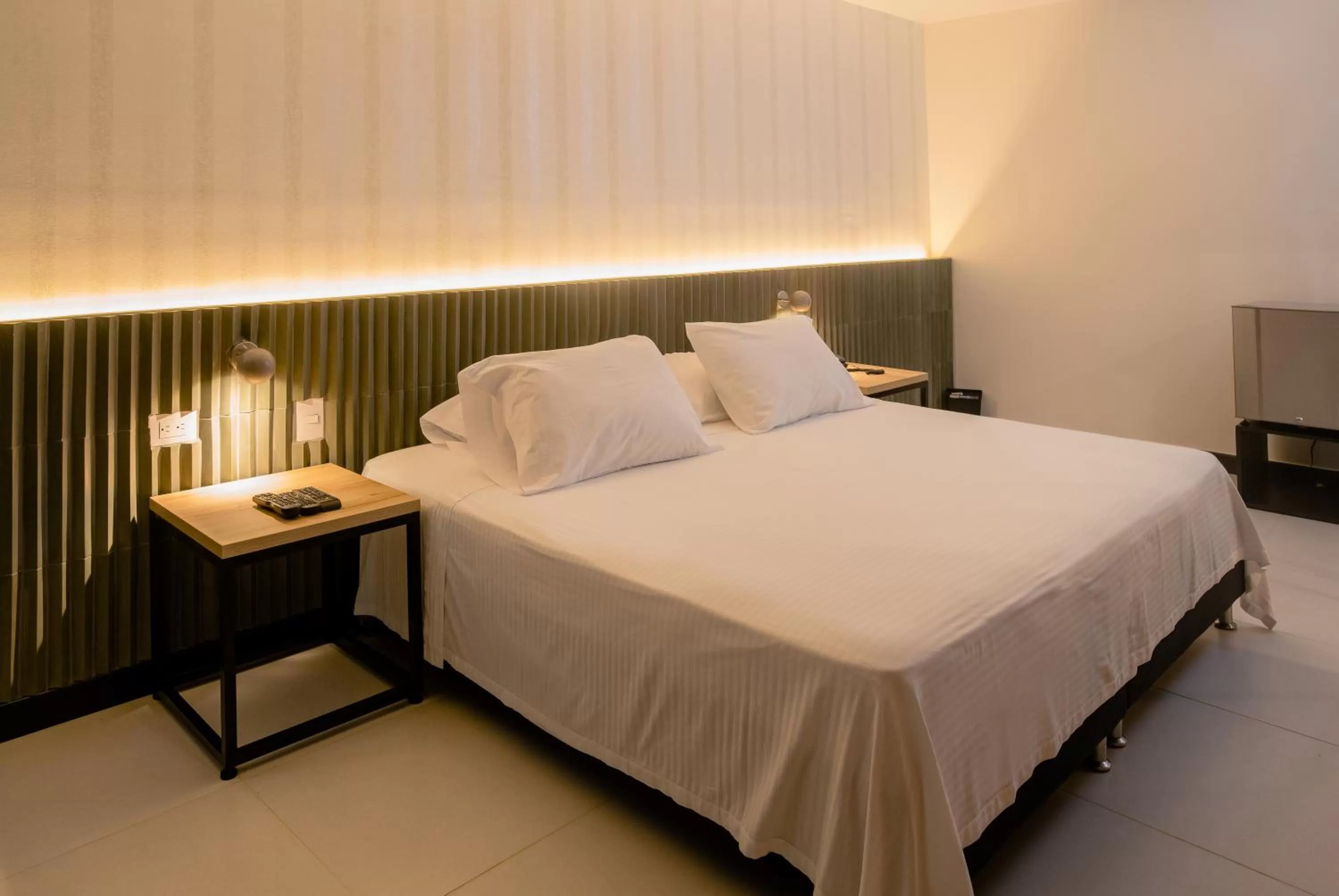 Bed in Hotel Principe