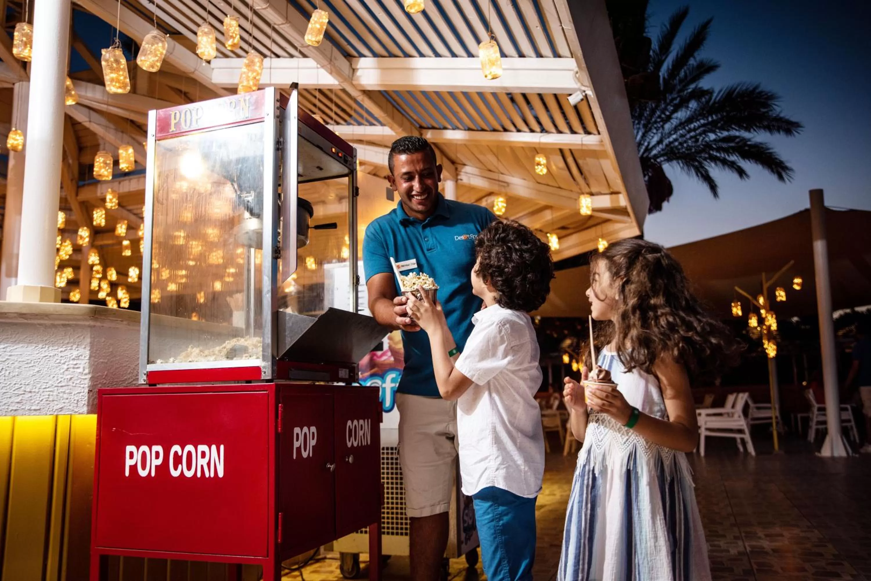 People in Desert Rose Resort