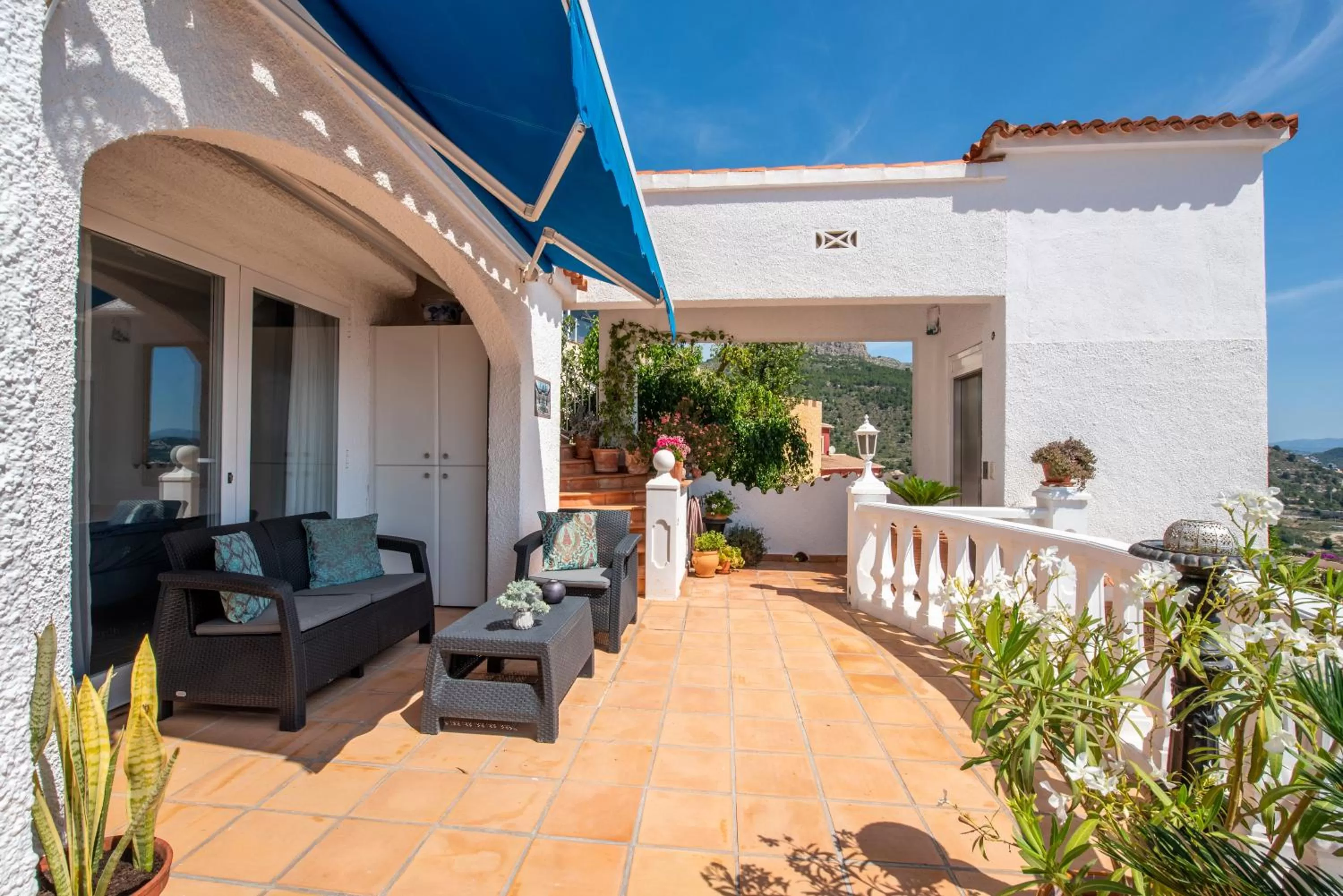 Balcony/Terrace in Villa Vista Calpe