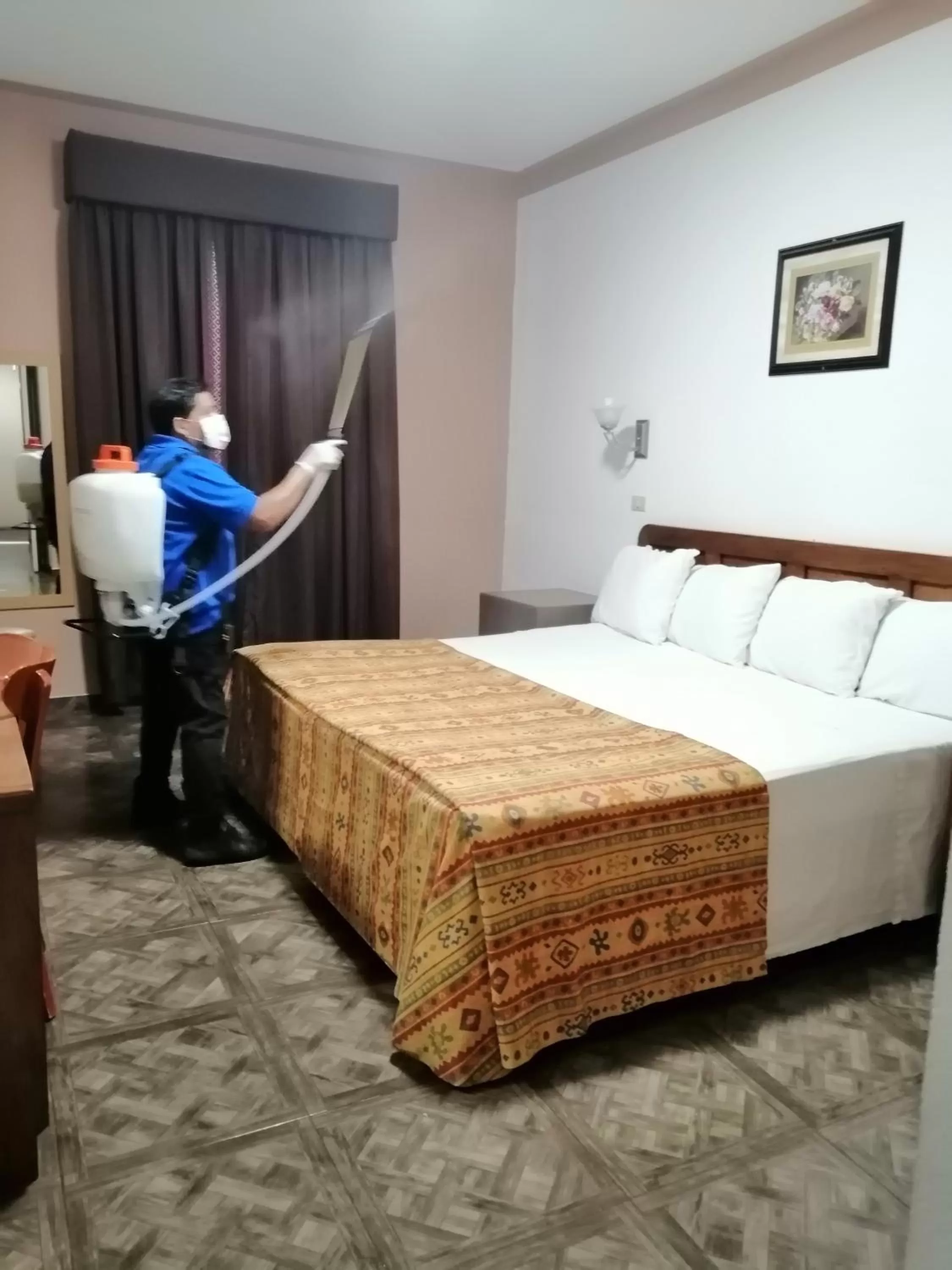 Bed in Hotel Astromundo