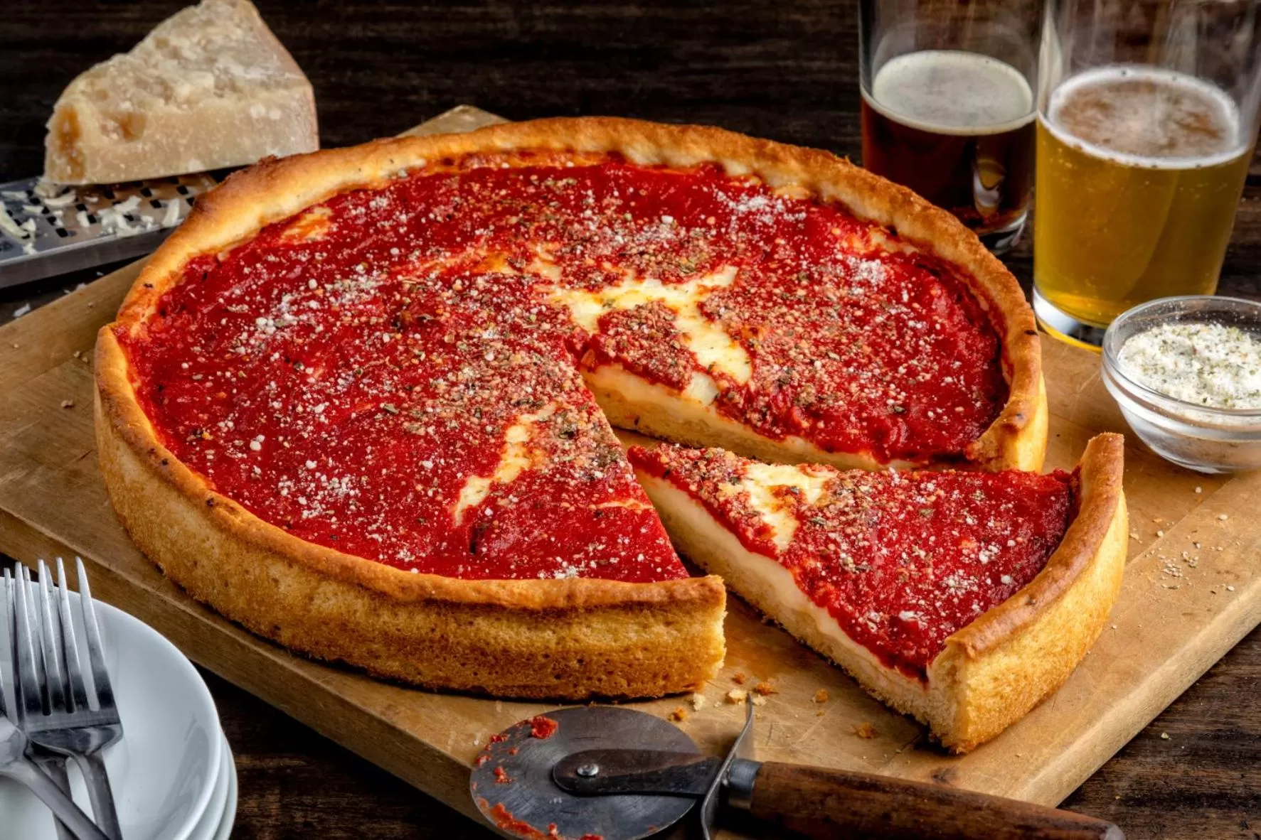 Restaurant/places to eat in Comfort Suites Chicago O'Hare Airport