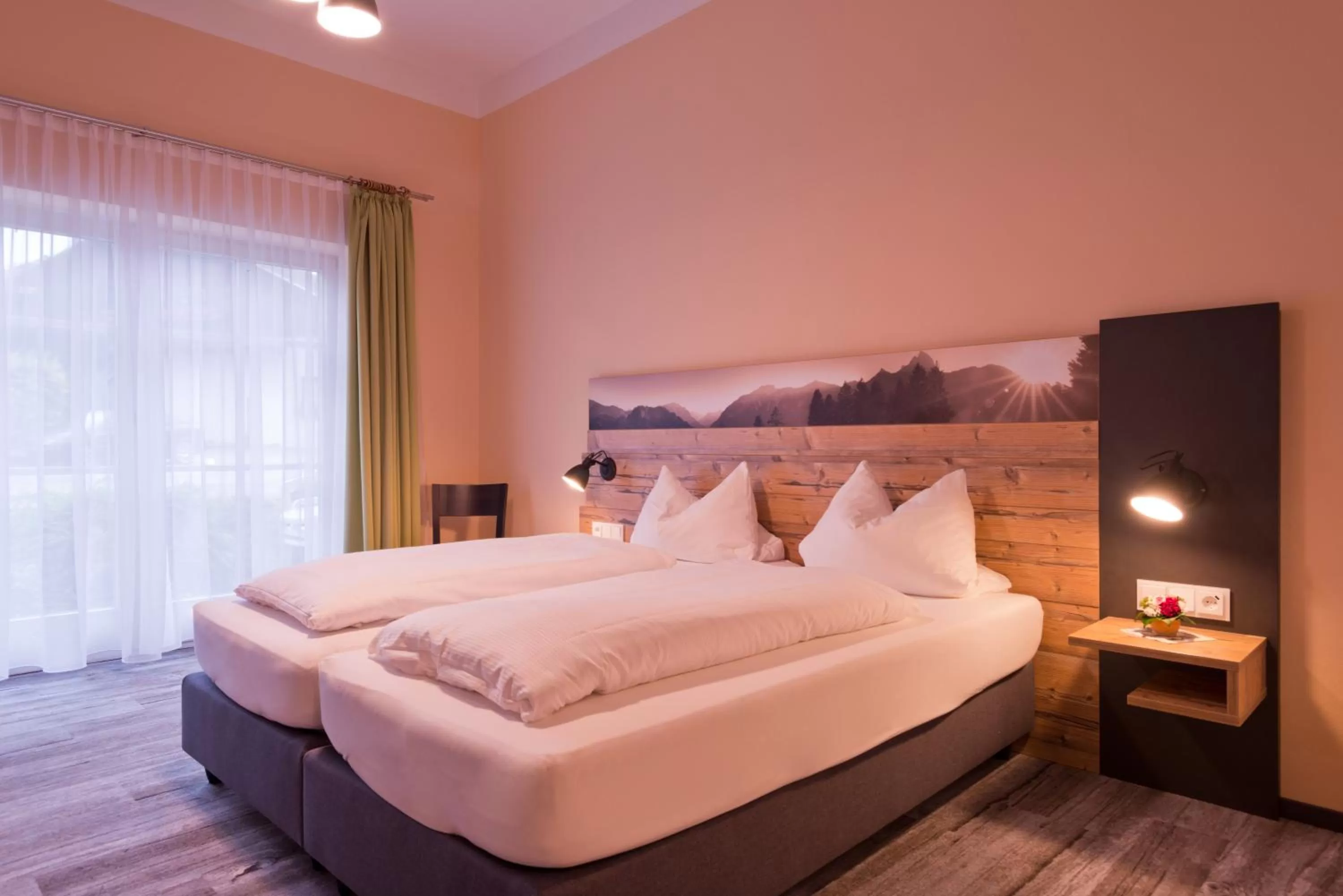 Bed in Hotel Hohenaschau