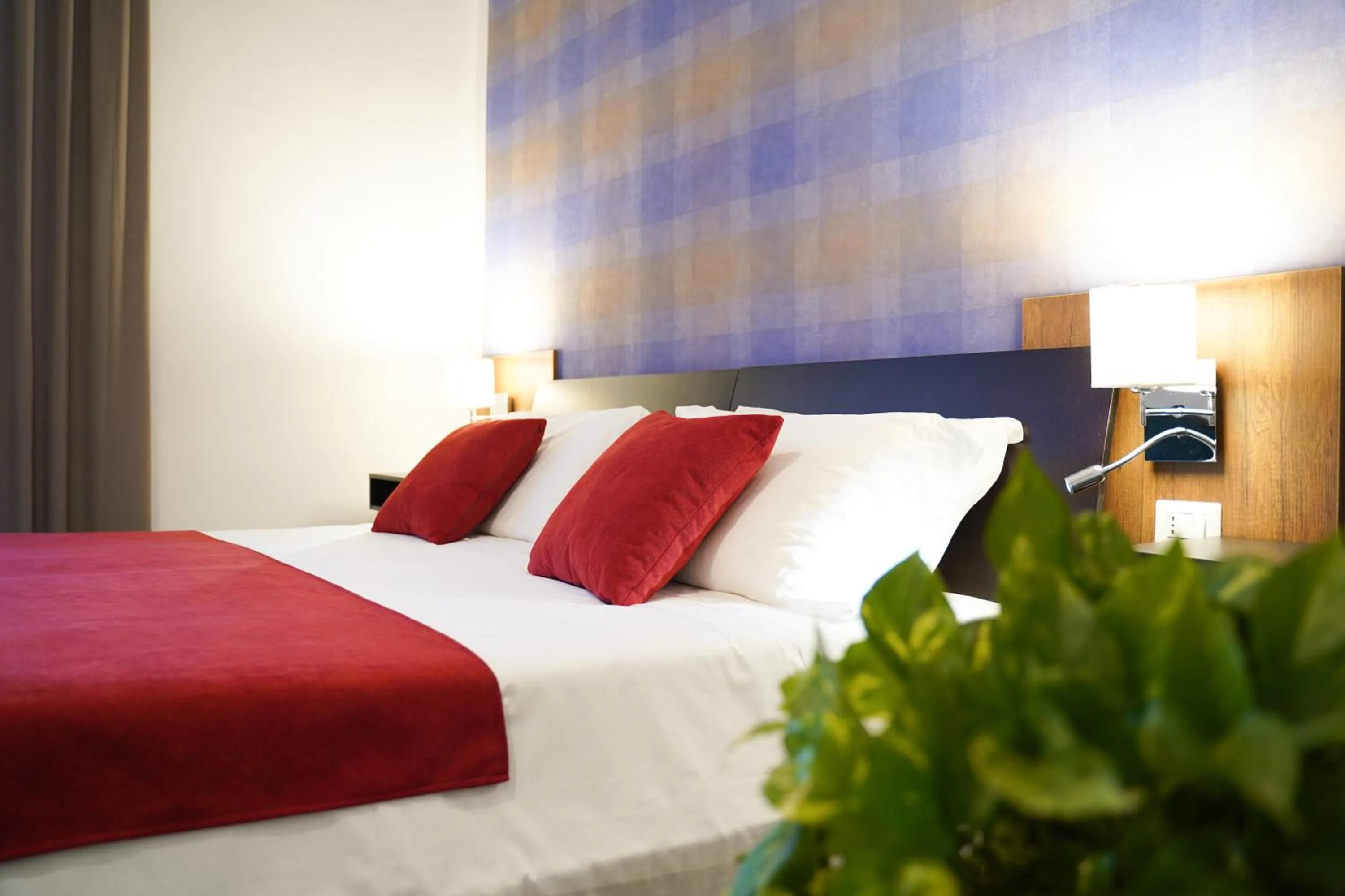 Bed in Hotel Cimarosa