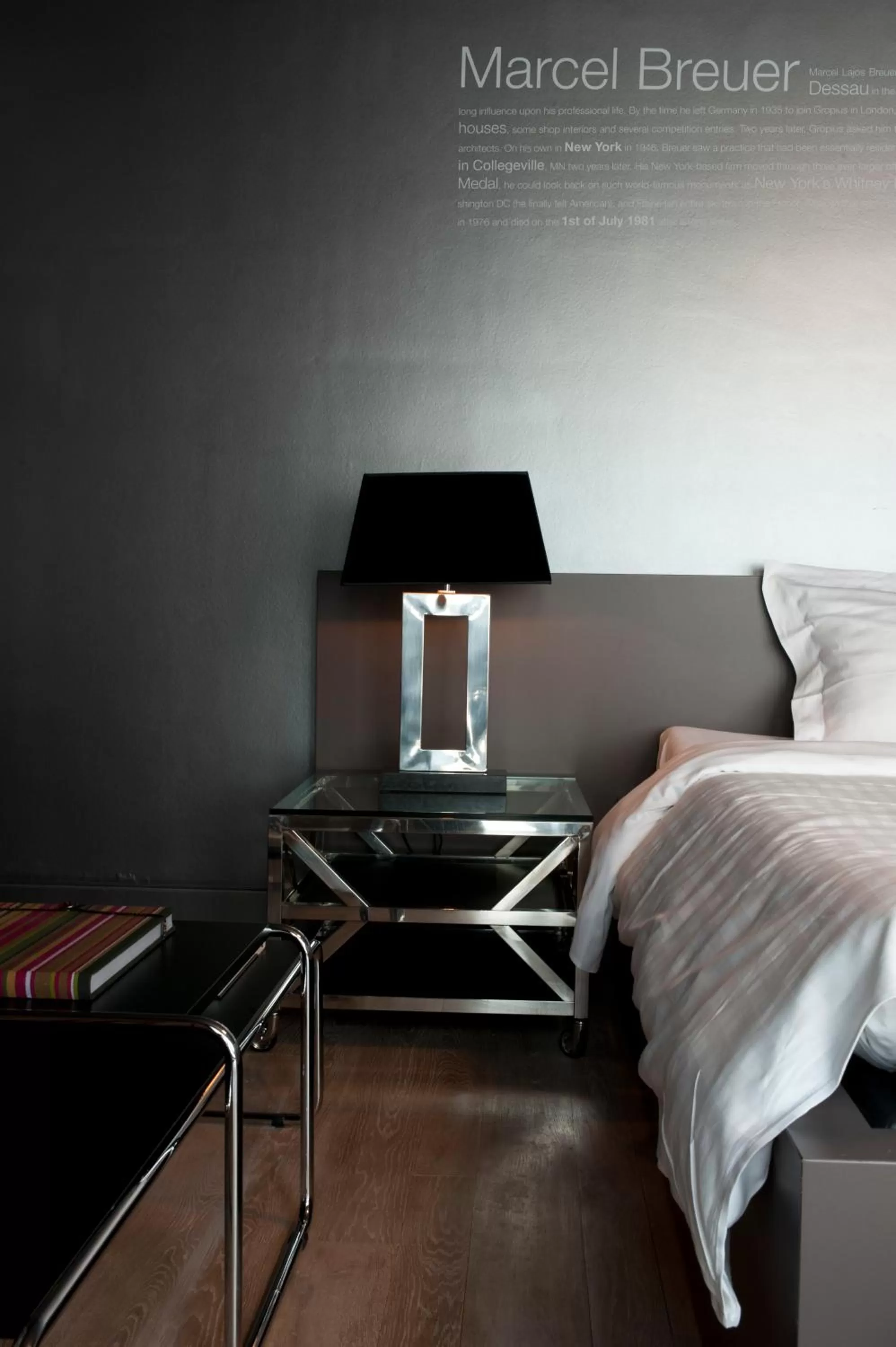 Decorative detail, Bed in Hotel Recour