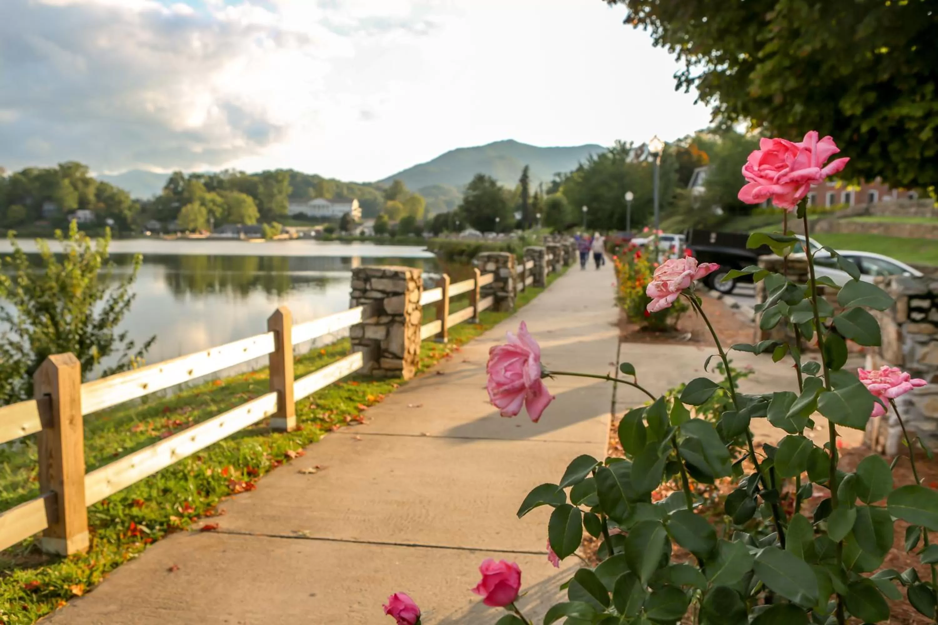 Garden view in The Terrace Hotel at Lake Junaluska