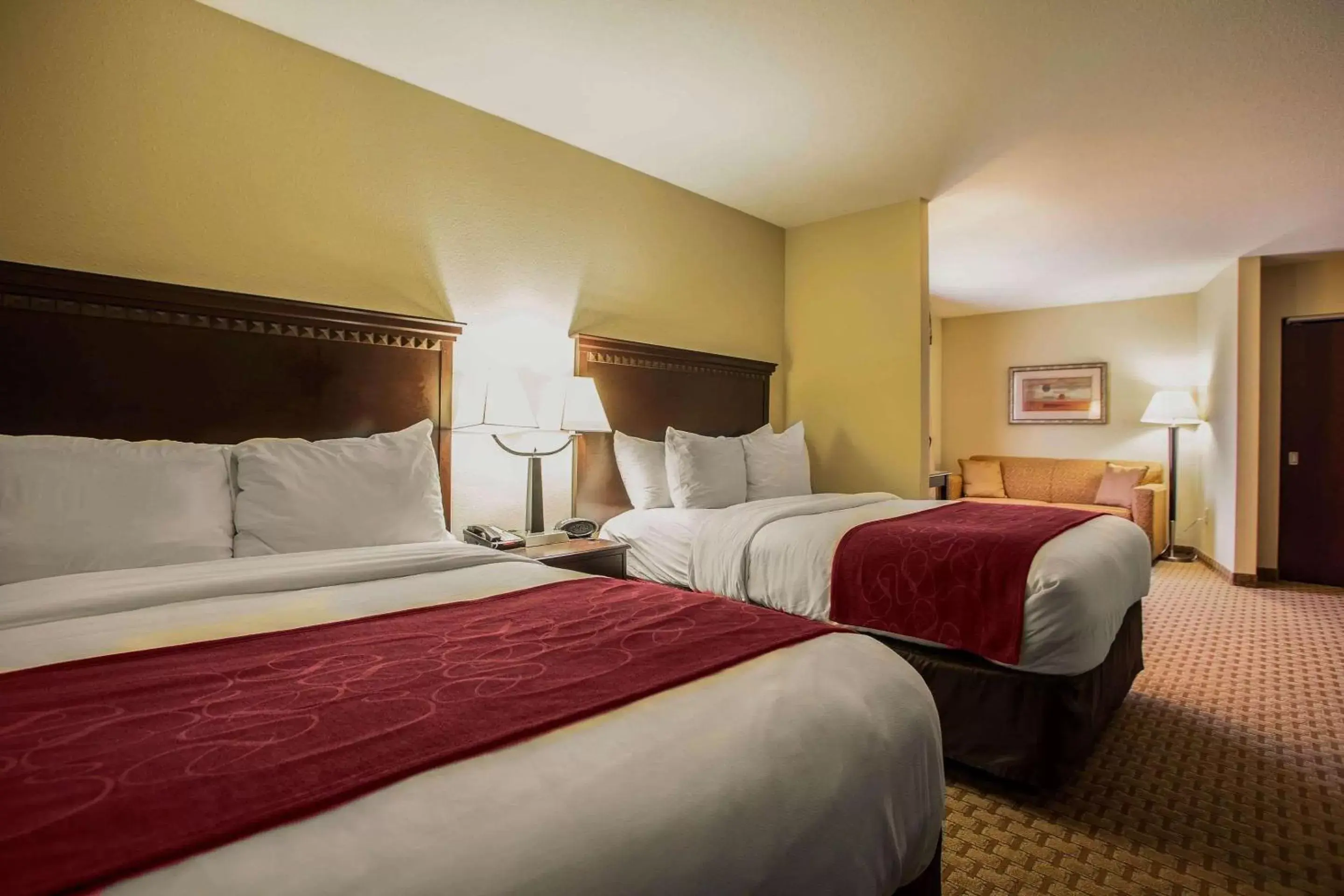 Suite with Two Double Beds - Accessible/Non-Smoking in Comfort Suites Bloomington I-55 and I-74 Suite with Two Double Beds - Accessible/Non-Smoking in Comfort Suites Bloomington I-55 and I-74