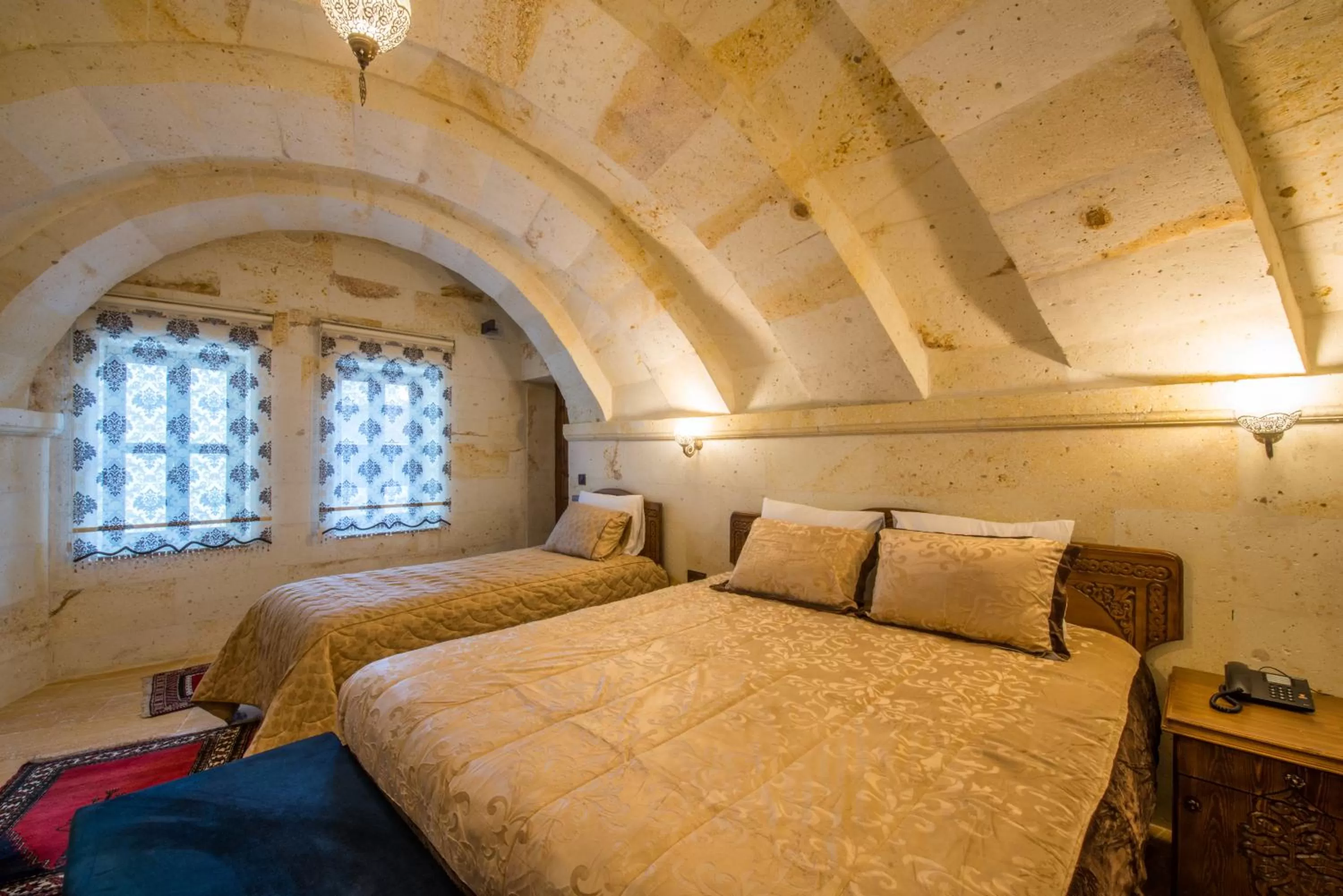 Bed in Lucky Cave Hotel Cappadocia