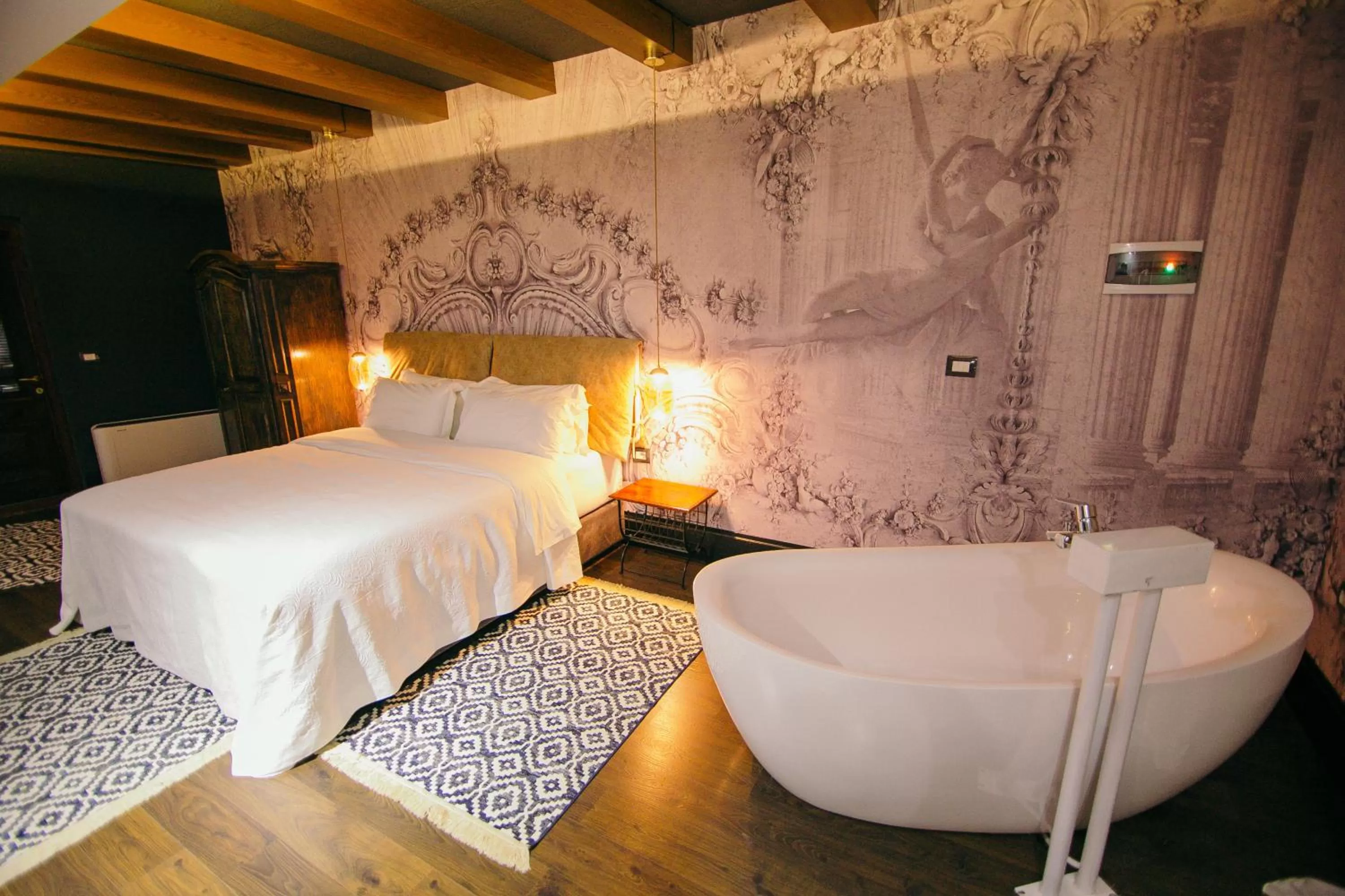 Bed in Cathedral Boutique Hotel