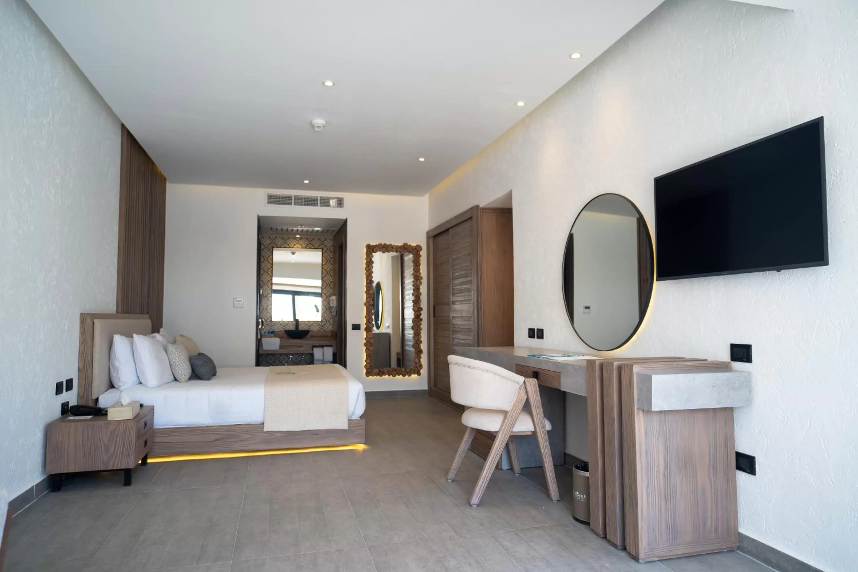 Bed in Sunrise Royal Makadi Resort