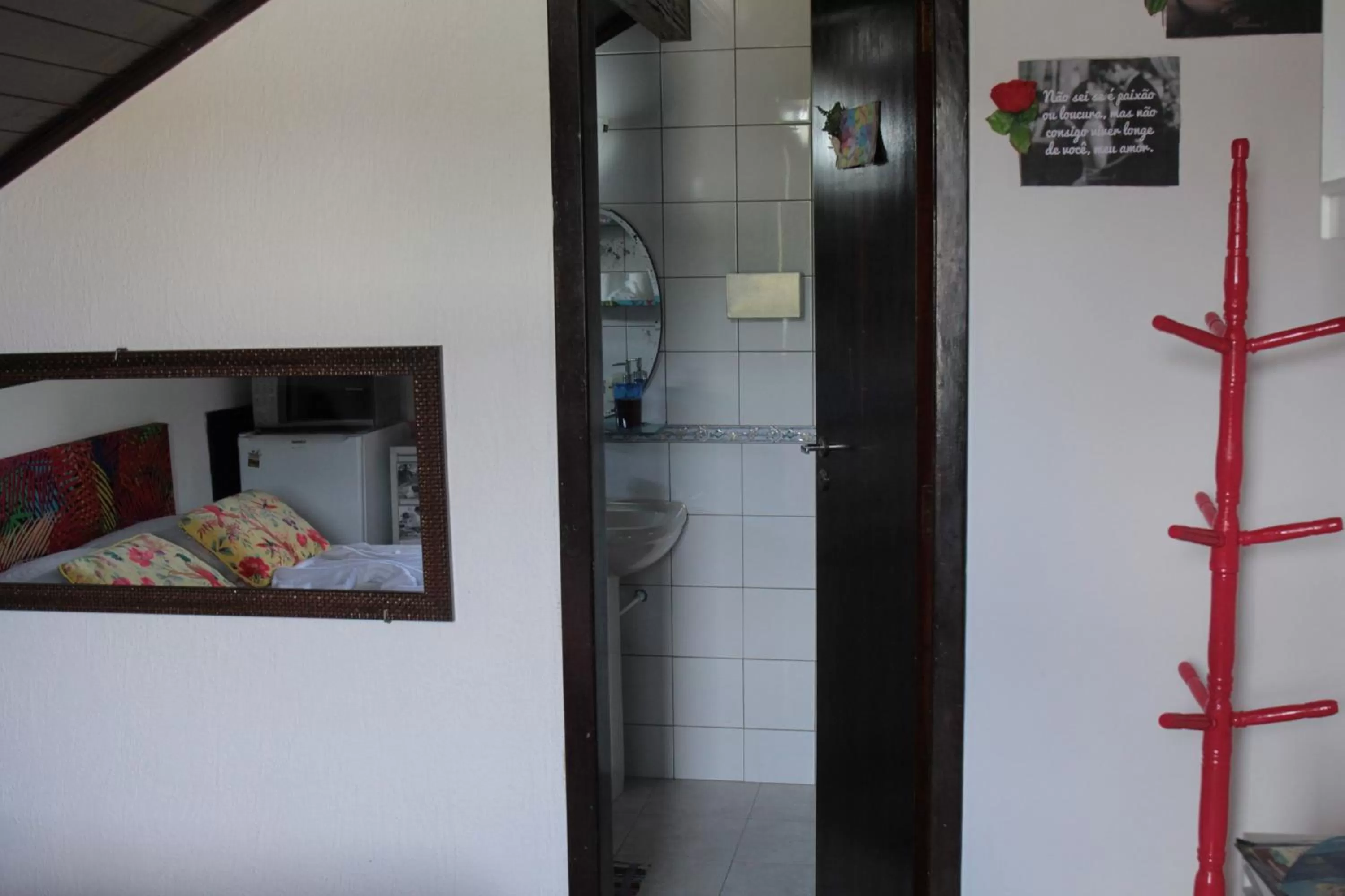 Bed in Pousada OceAnas Frente Mar Estaleiro