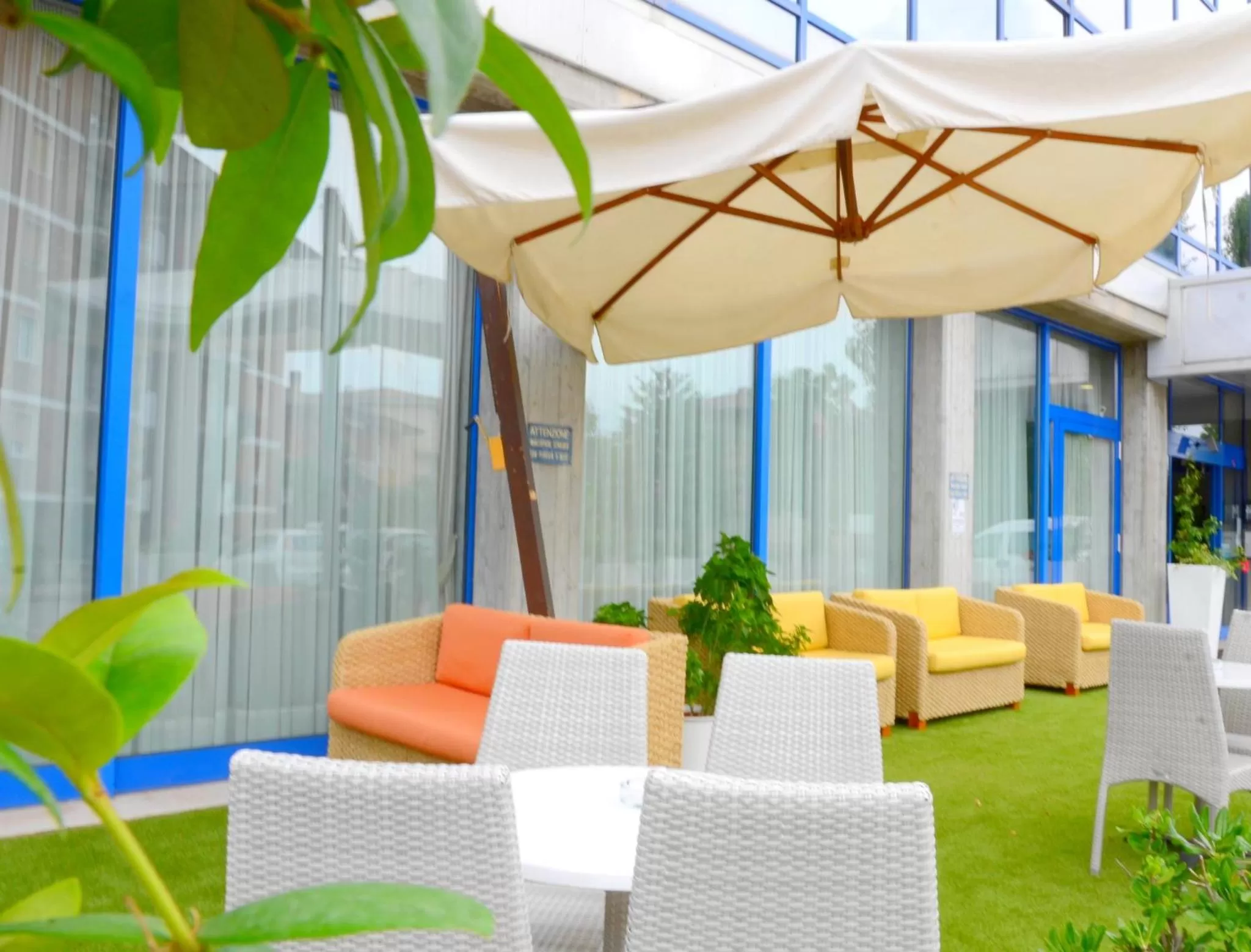 Garden view in Hotel Krystal