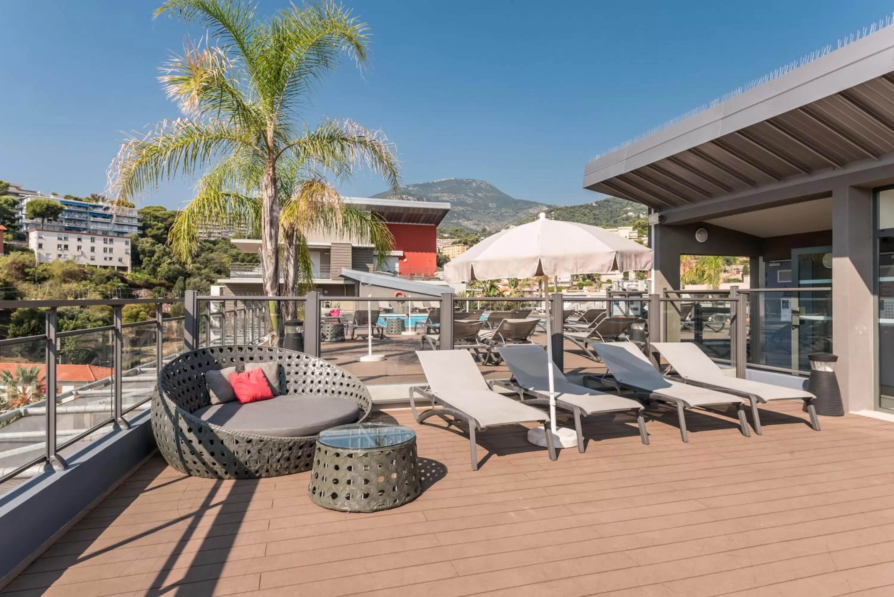 Patio in Résidence Pierre & Vacances Premium Julia Augusta