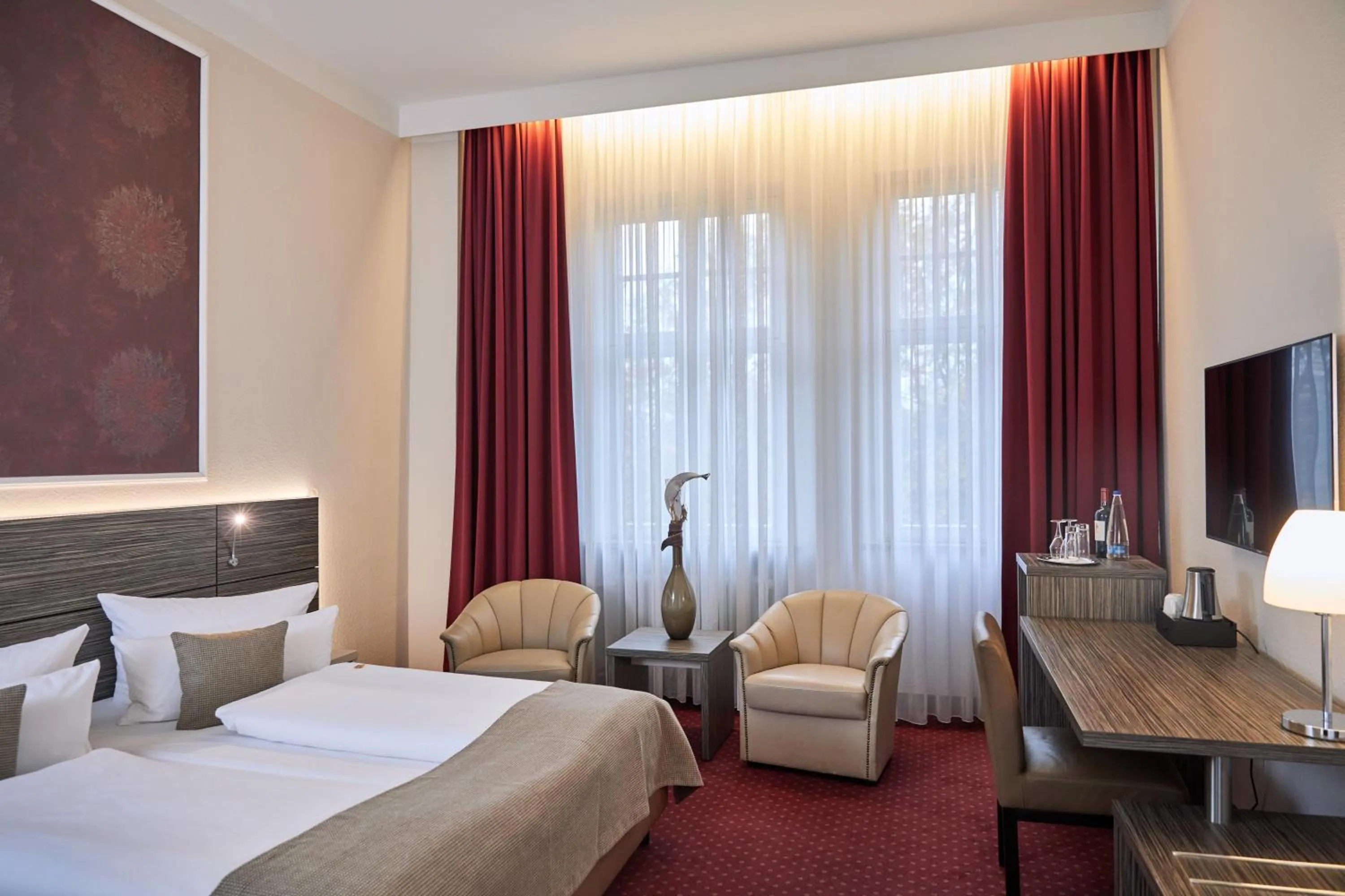 Photo of the whole room, Bed in Hotel Prinzregent