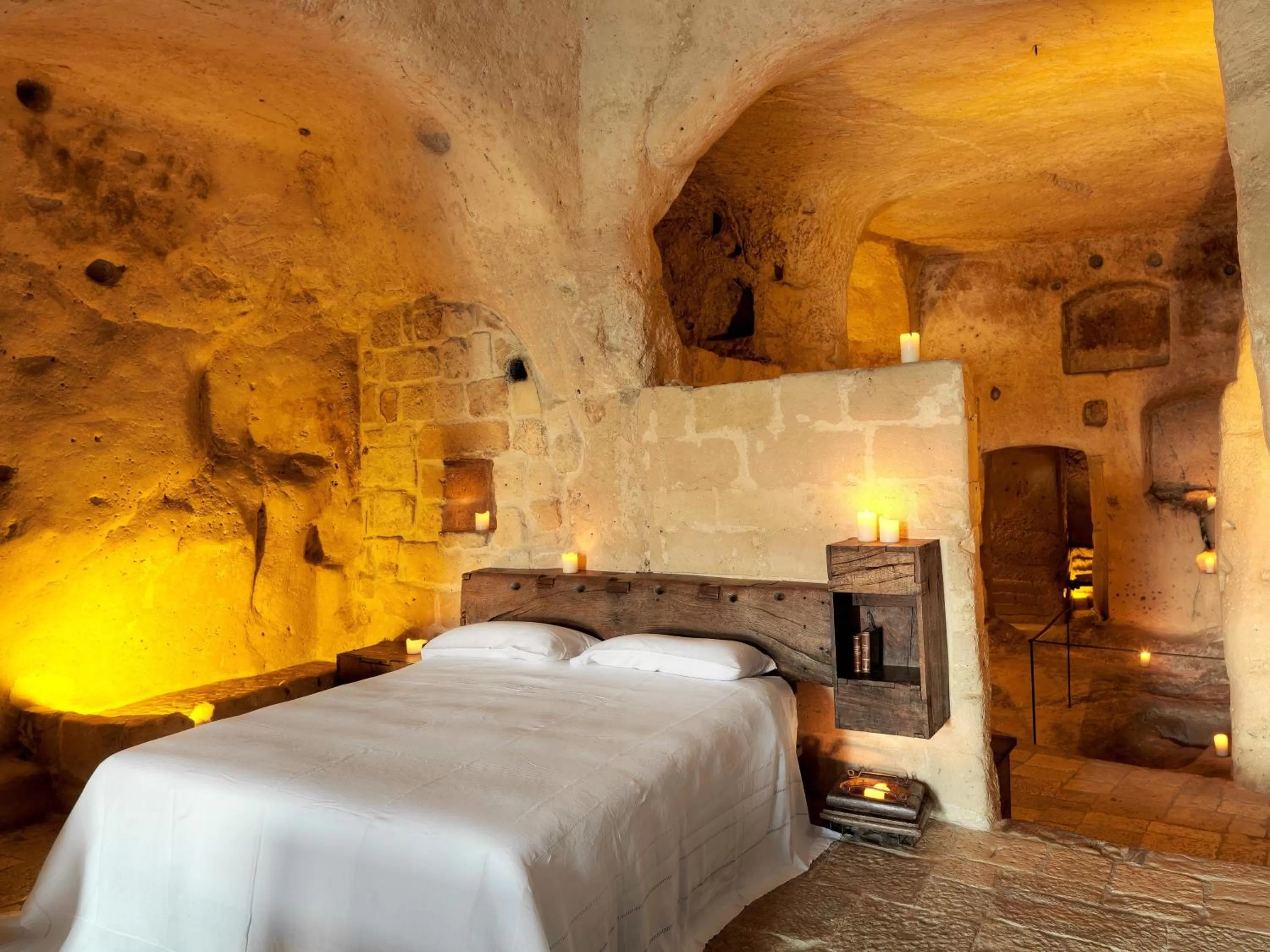 Bedroom, Bed in Sextantio Le Grotte Della Civita