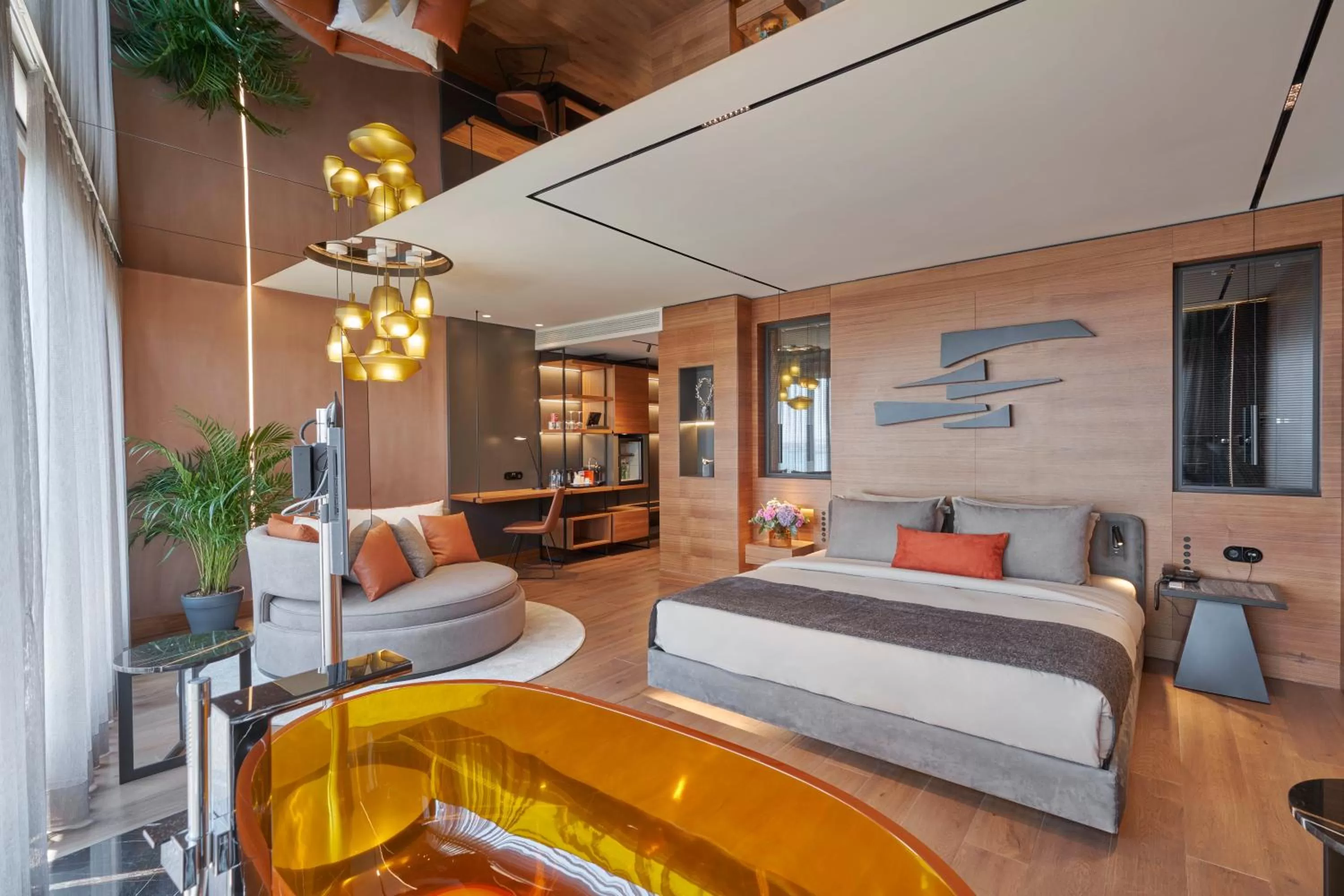 Photo of the whole room, Bed in Richmond Istanbul