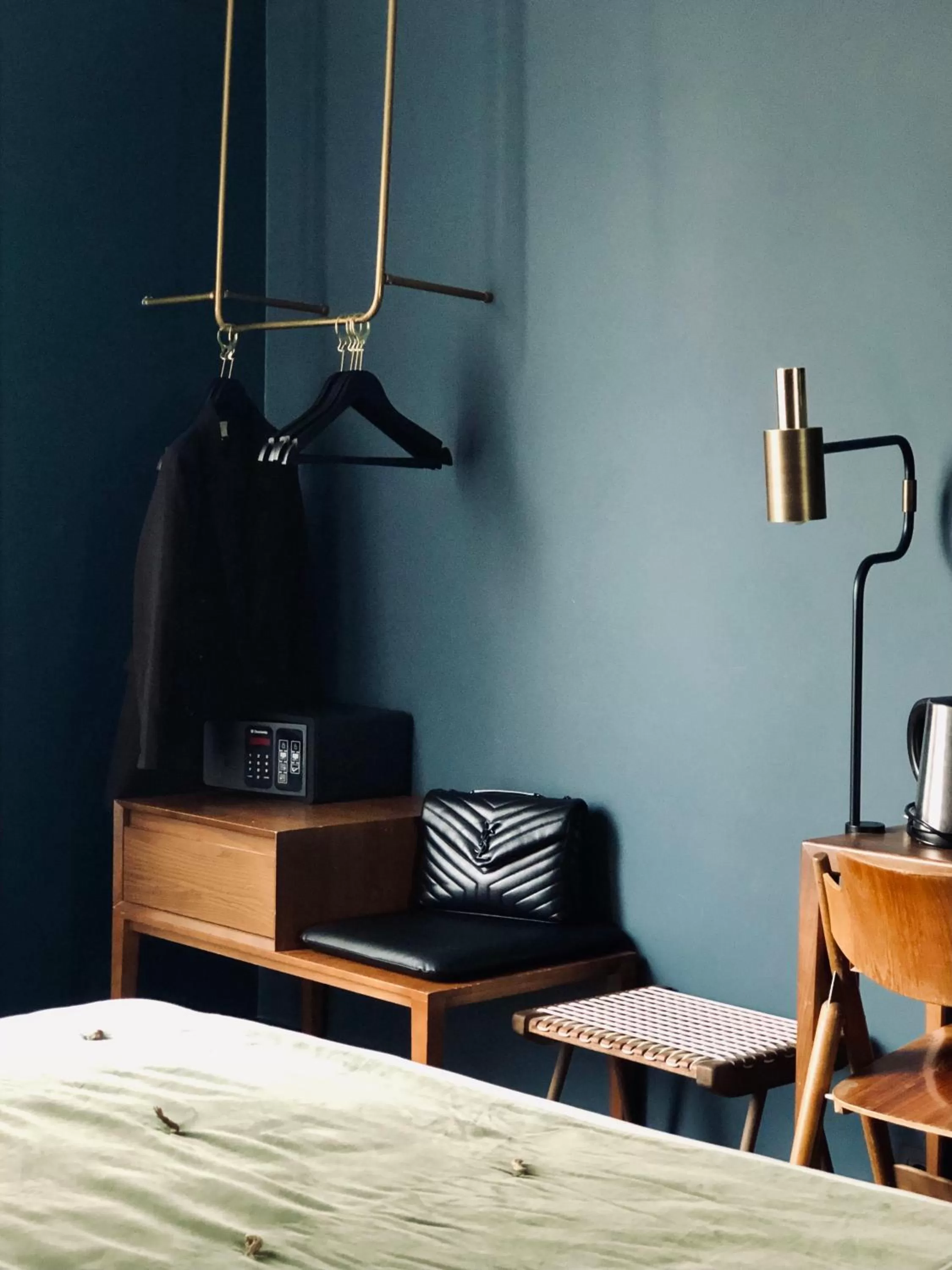 Decorative detail, Bed in COQ Hotel Paris