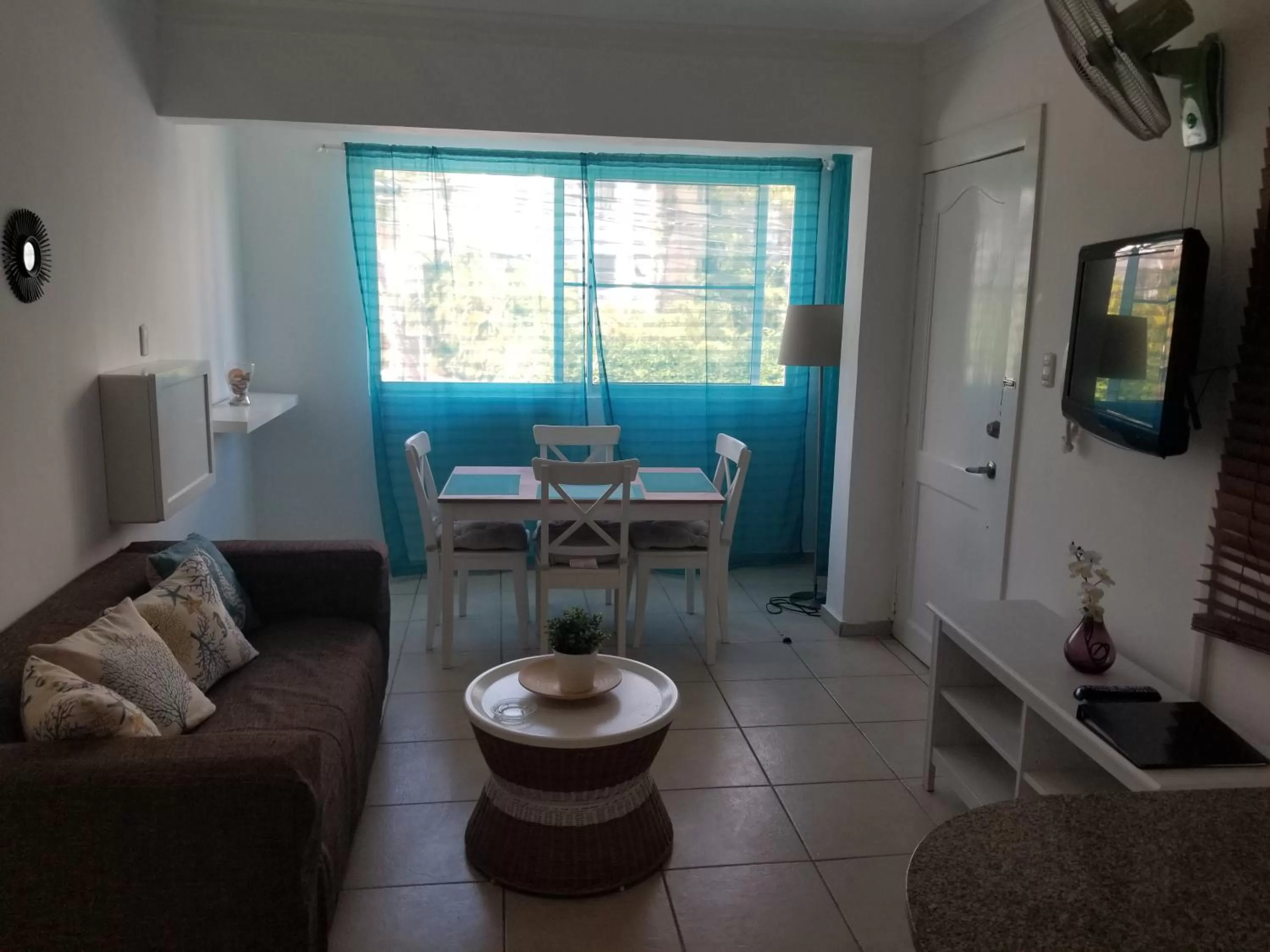Living room in Karimar Beach Condo Hotel